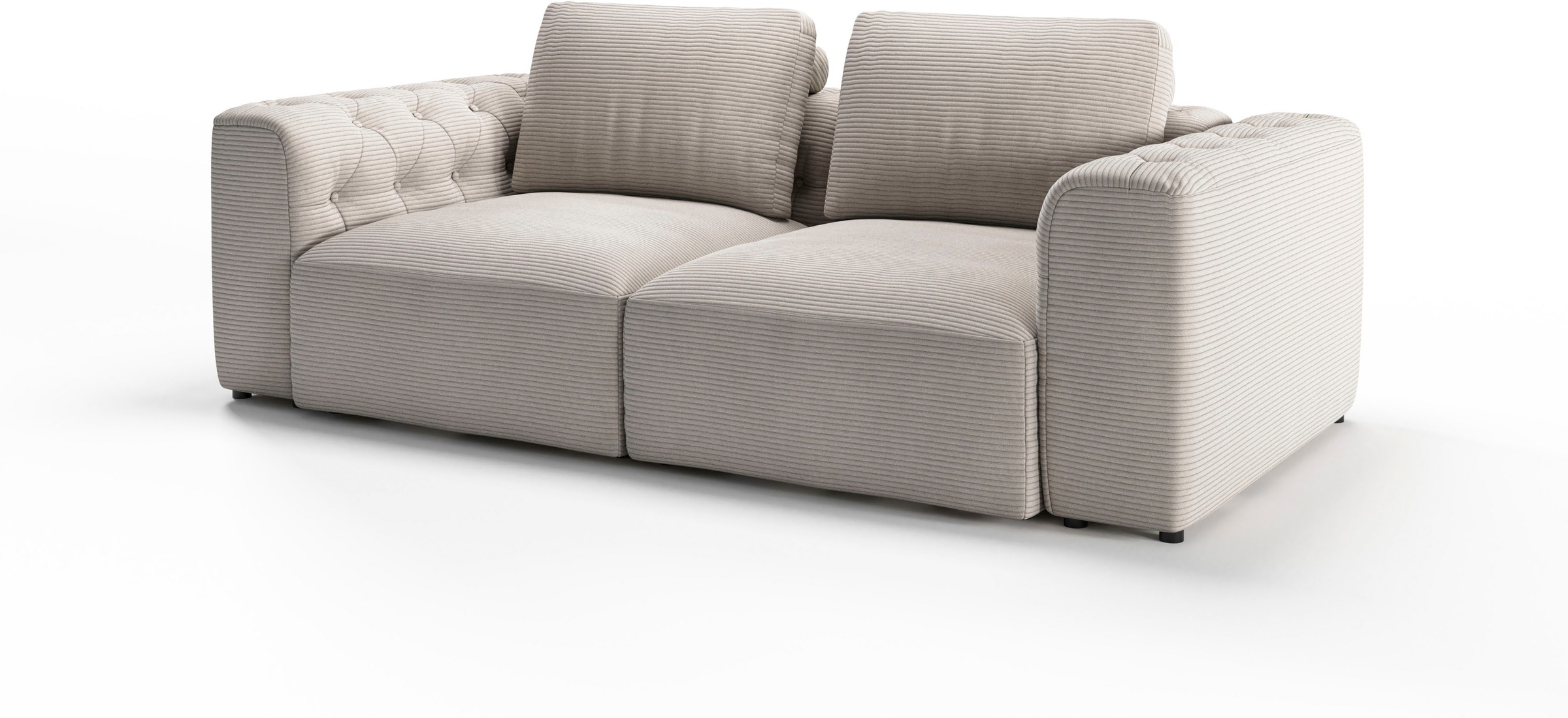 RAUM.ID 2-Sitzer »Cushid«, Modulsofa, bestehend aus 2 Teilen, Breite 218 cm