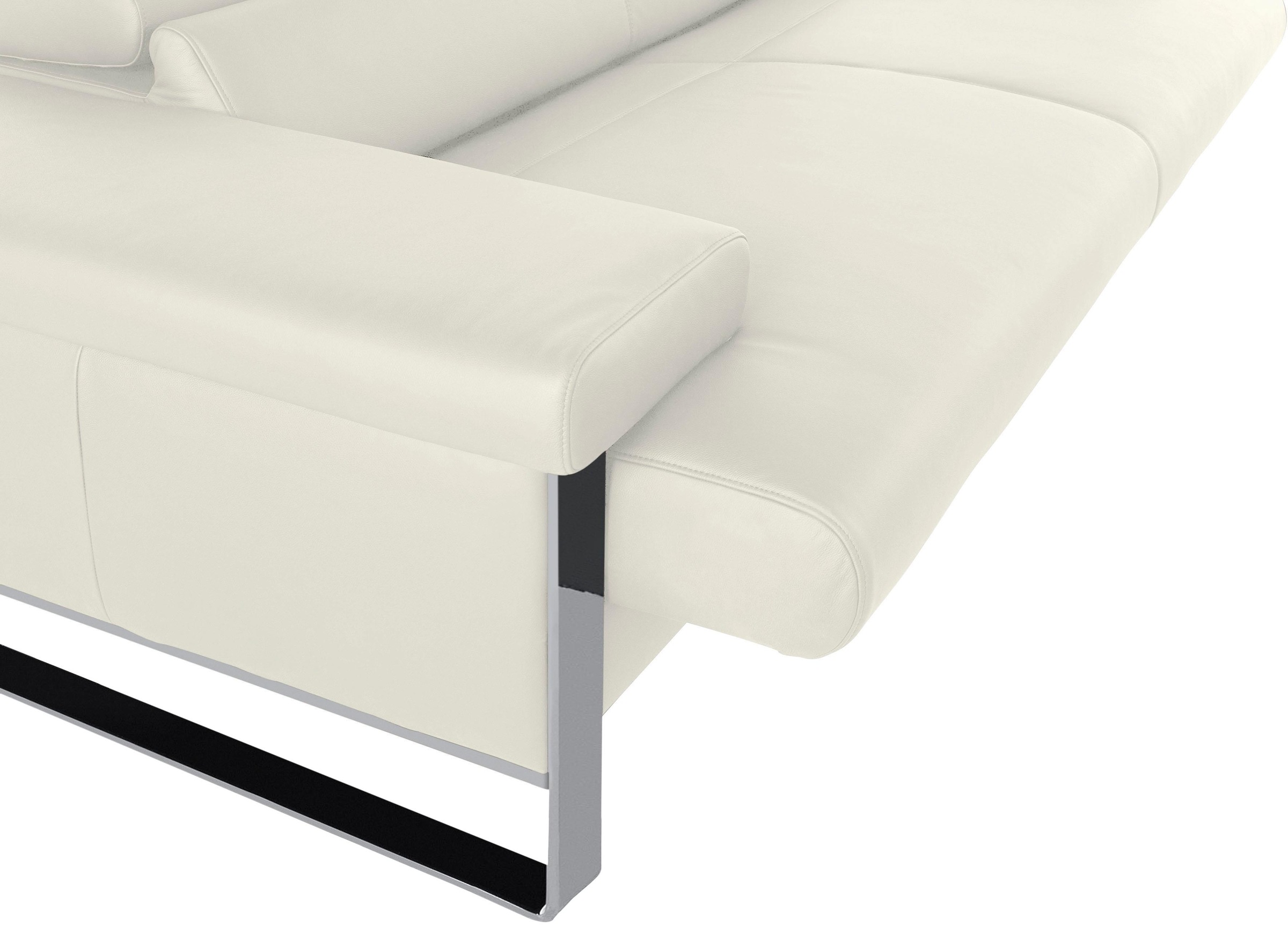 W.SCHILLIG 2-Sitzer »finn«, German Design Award 2016, Fußgestell Chrom glänzend, Breite 230 cm