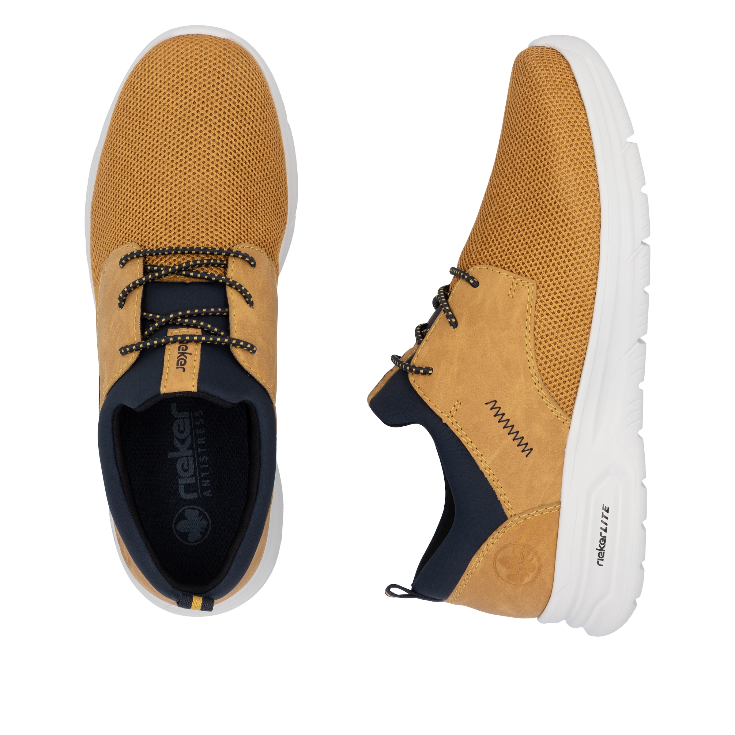 Rieker Slip-On Sneaker, Schlupfschuh, Halbschuh, Freizeitschuh mit Rieker LITE-Sohle