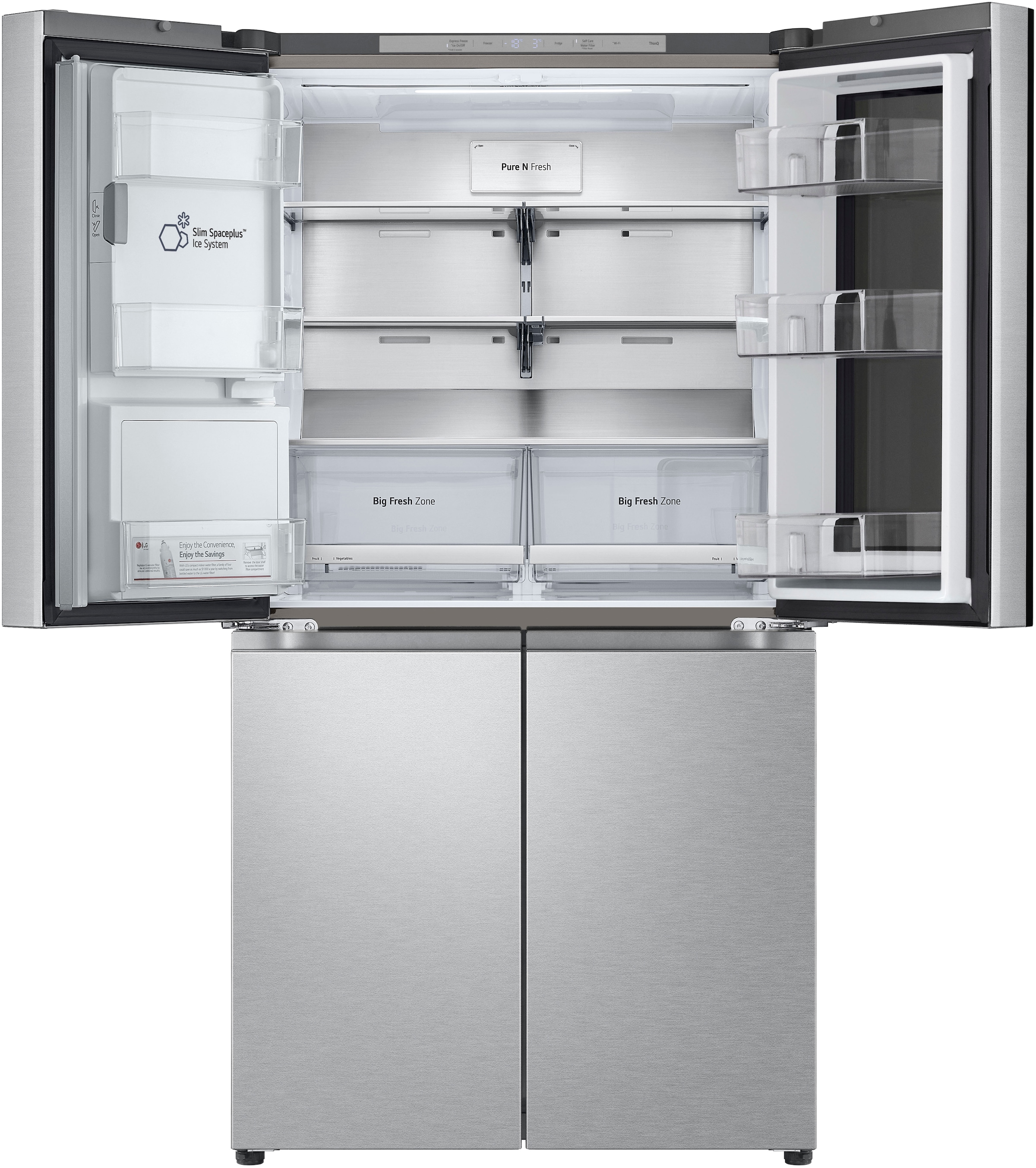 LG Multi Door »GMG960MBJE« 179,2 cm hoch 91,4 cm breit InstaView® Multi-Door