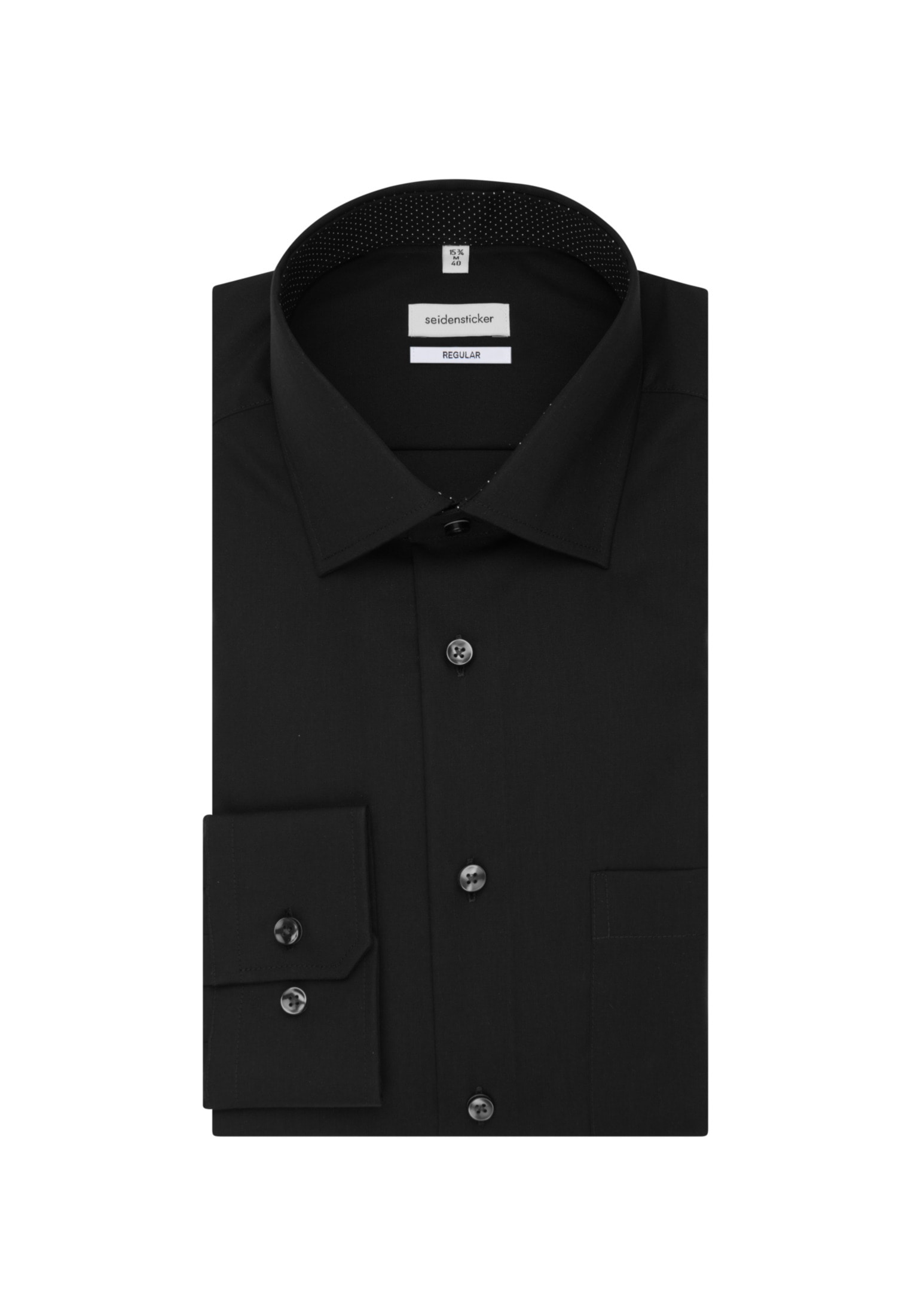 seidensticker Businesshemd »Schwarze Rose«, Regular Kentkragen Uni