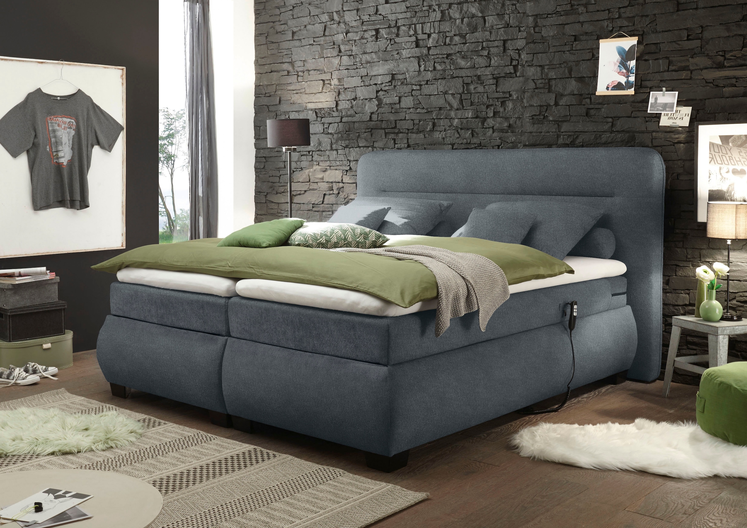 Boxspringbett »Evolution«, inkl. Motor und Topper