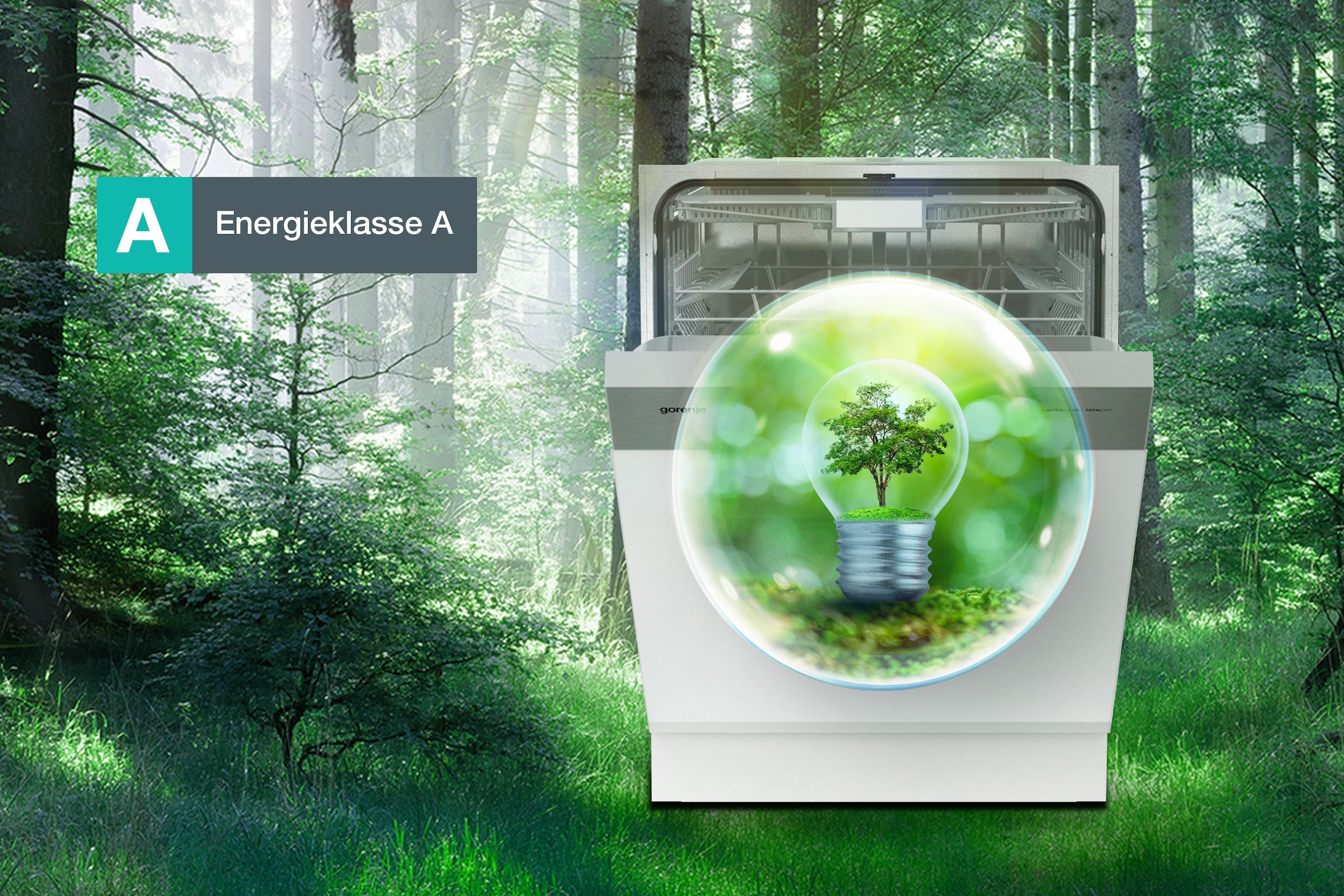 GORENJE teilintegrierbarer Geschirrspüler »GI 673A61X«, 16 Maßgedecke, Energieeffizienzklasse A