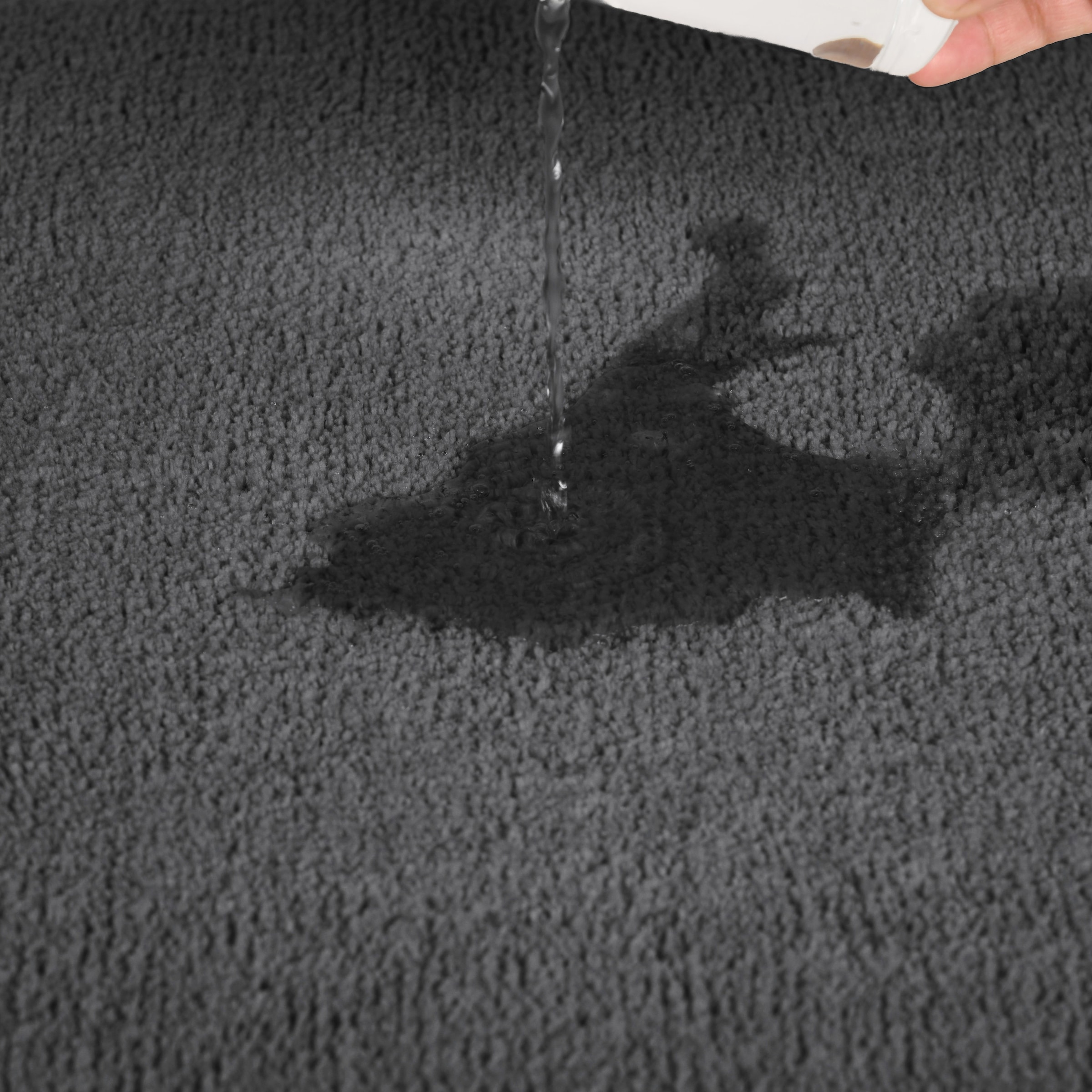 OTTO home Badematte »Vanessa, Badvorleger, Badezimmer Teppich« Höhe 10 mm rutschhemmend beschichtet fußbodenheizungsgeeignet | schnell trocknend | strapazierfähig Badteppich, weiche Haptik, unifarben