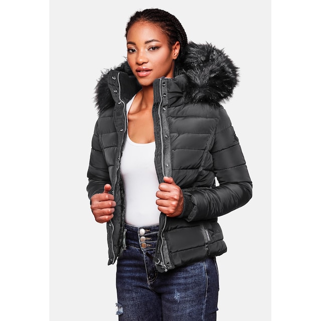 Navahoo Steppjacke »Winterjacke Miamor«, mit Kapuze bei ♕