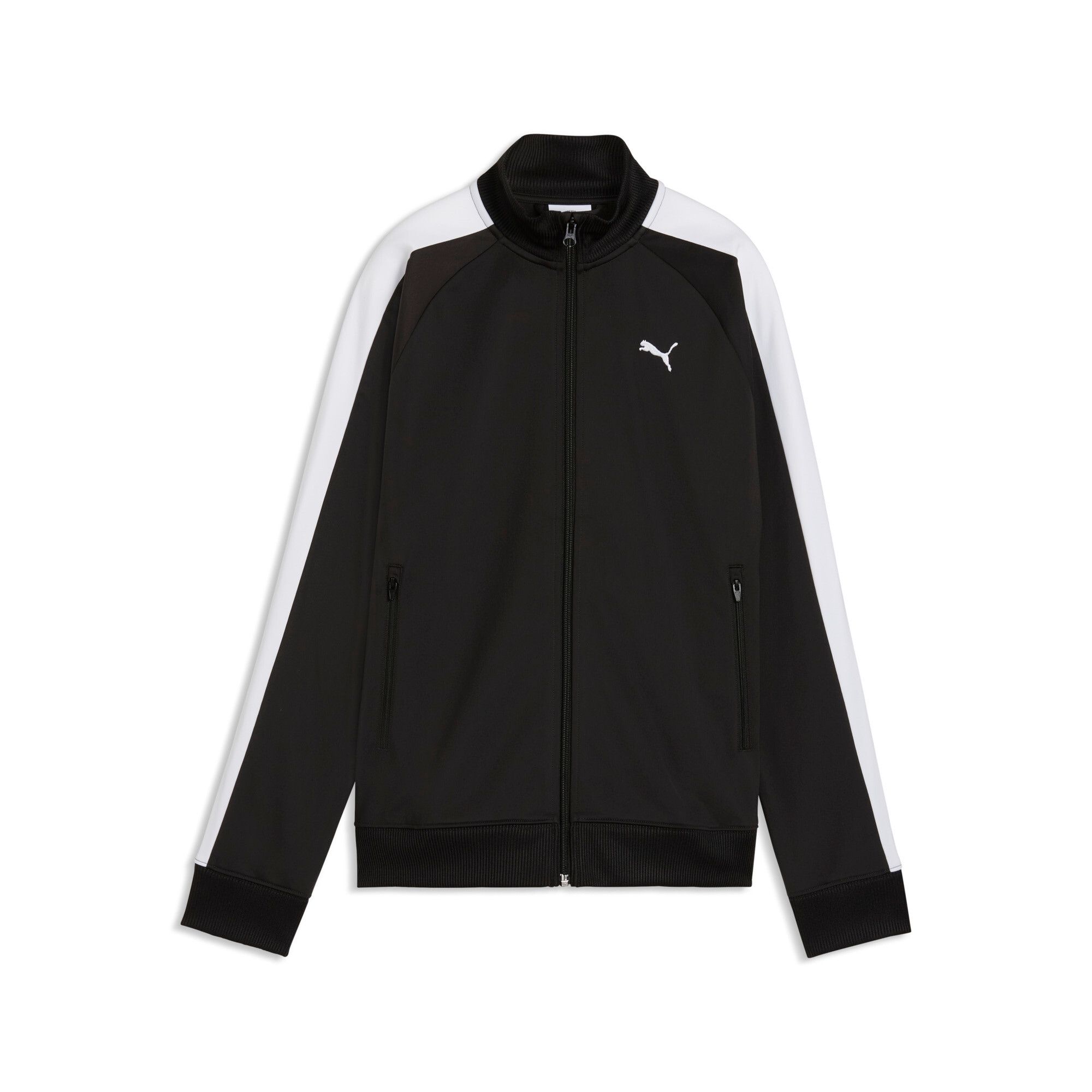 PUMA Trainingsjacke »T7 FOUNDATION POLY TRACK JACKET« ohne Kapuze ohne Kapuze, Regular Fit