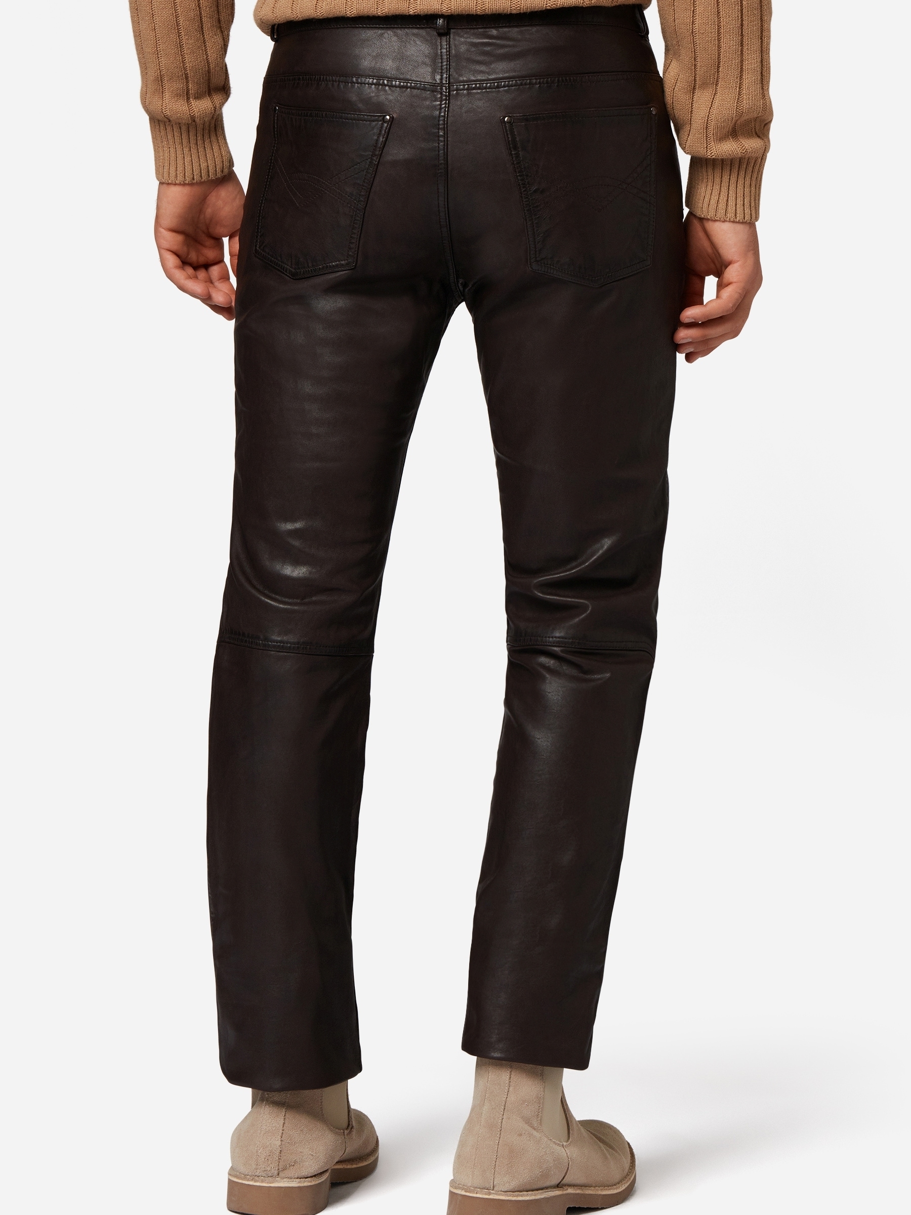 RICANO 5-Pocket-Hose »Lederhose Trant Pant«  Handgefertigt aus echtem Leder