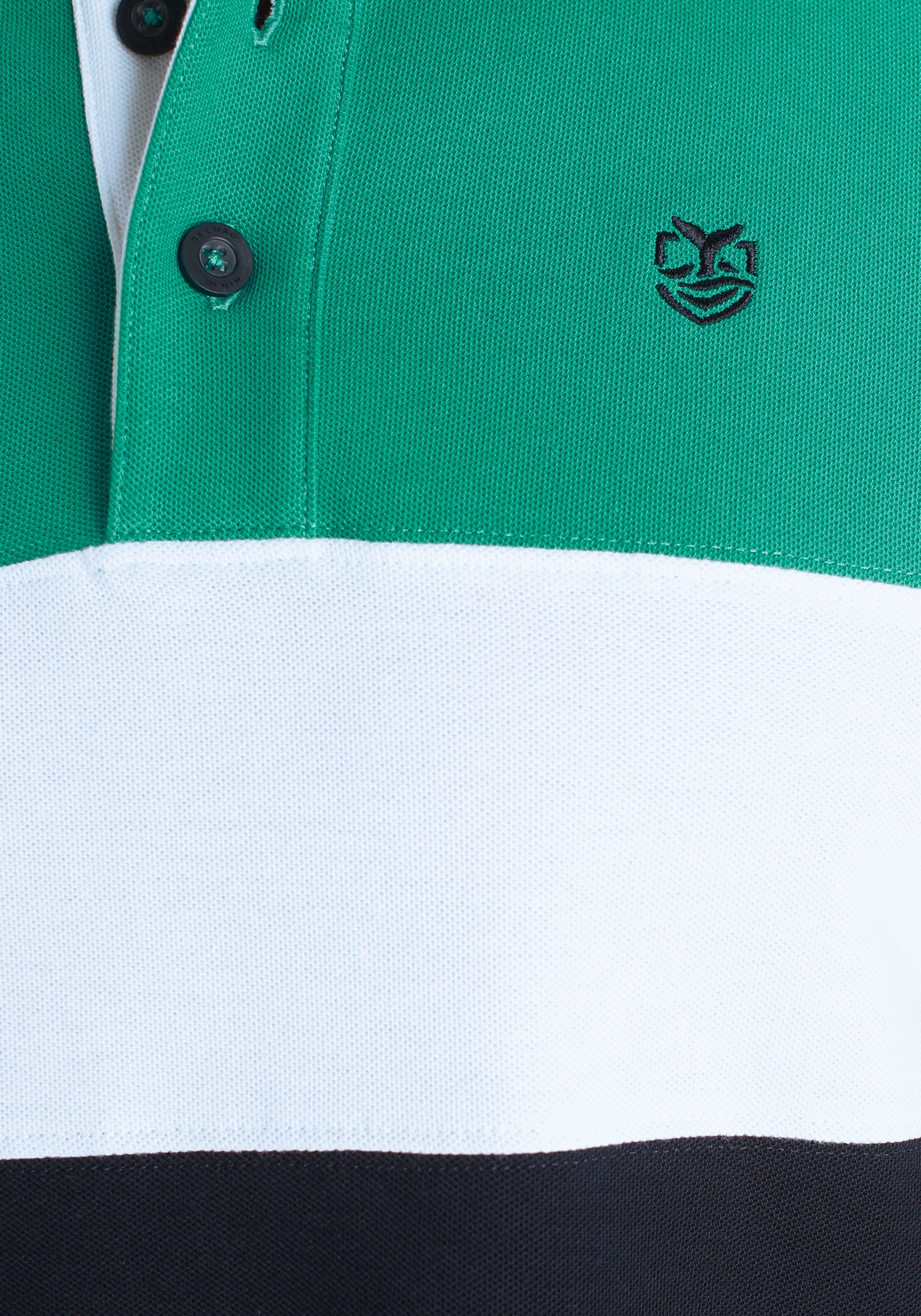 DELMAO Poloshirt, mit Blockstreifen-NEUE MARKE!