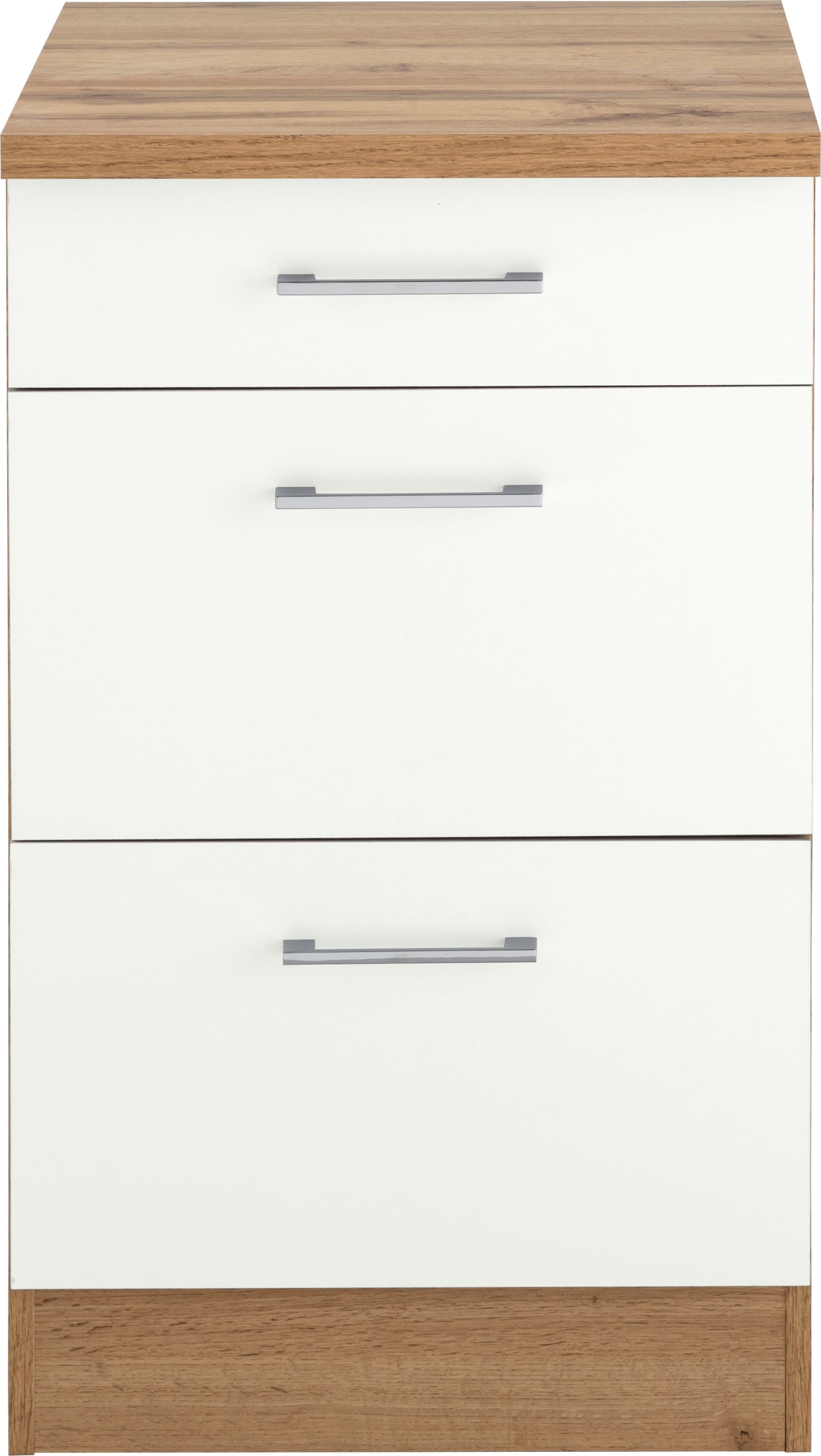 KOCHSTATION Auszugsunterschrank »KS-Colmar« 50 cm, mit Metallgriff, alles sofort greifbar dank zwei großer Auszüge