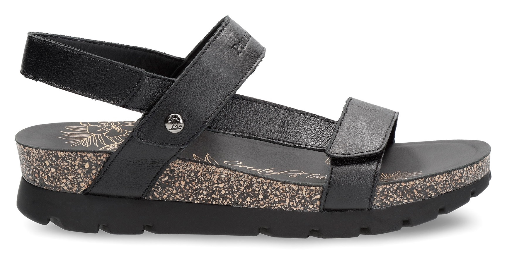 Panama Jack Sandale »Selma«, Sommerschuh, Klettschuh, Sandalette mit weicher Lederinnenausstattung