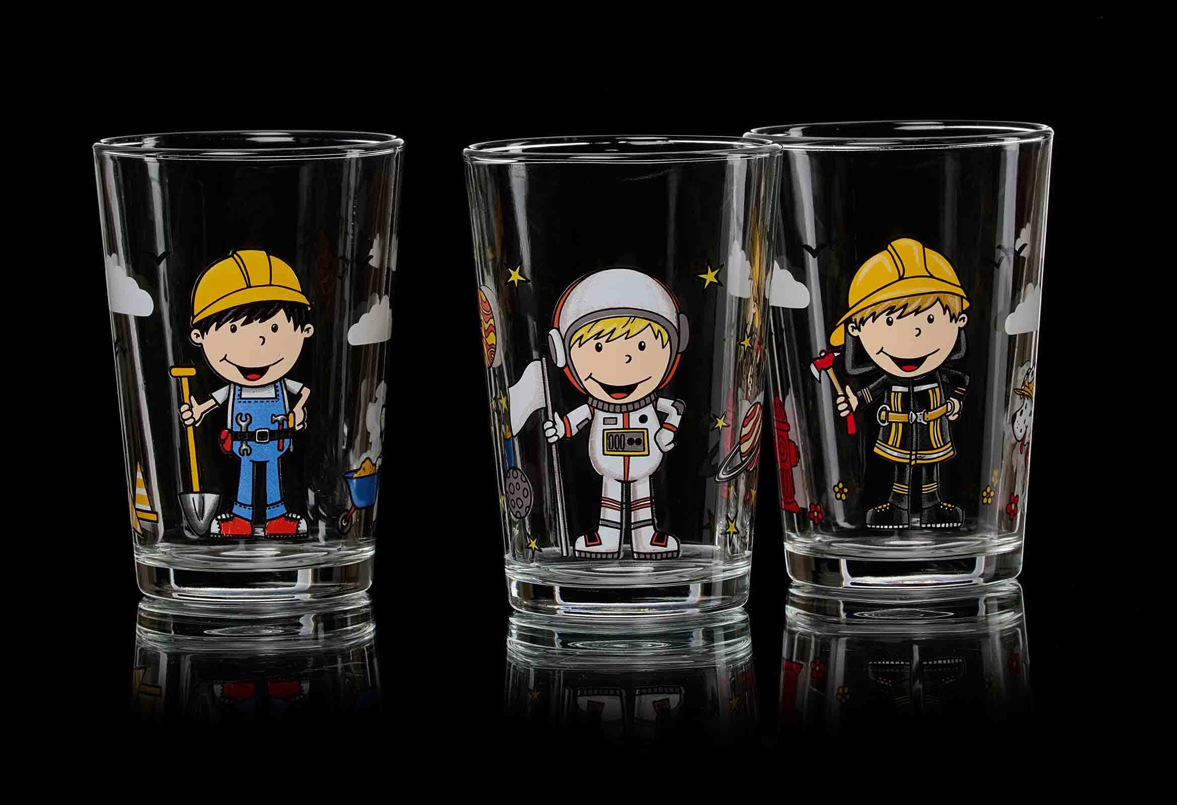 Ritzenhoff & Breker Kinderbecher »Kindergläser Berufe 205 ml 9er Set bunt«