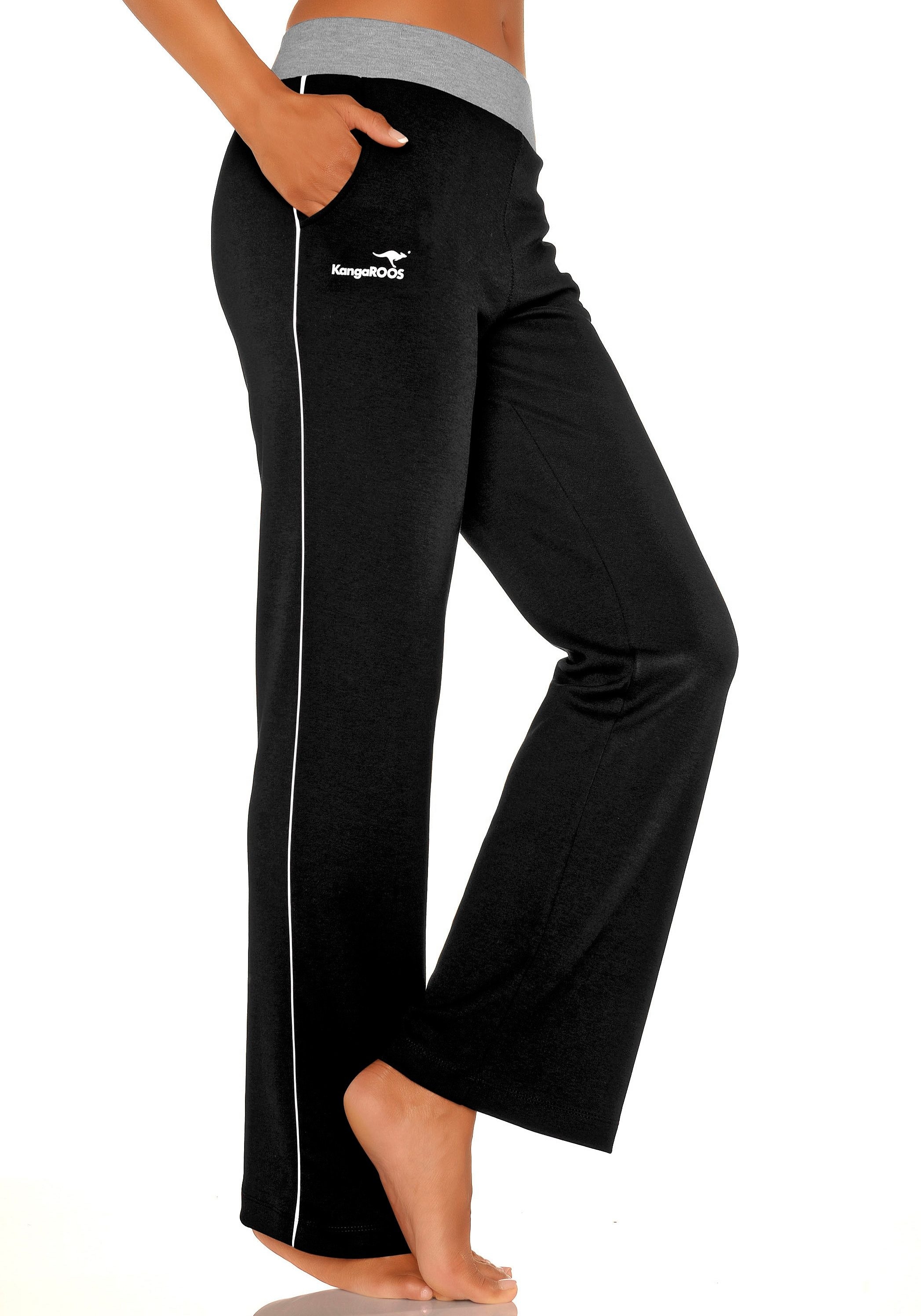 KangaROOS Relaxhose mit breitem Bund, Loungewear