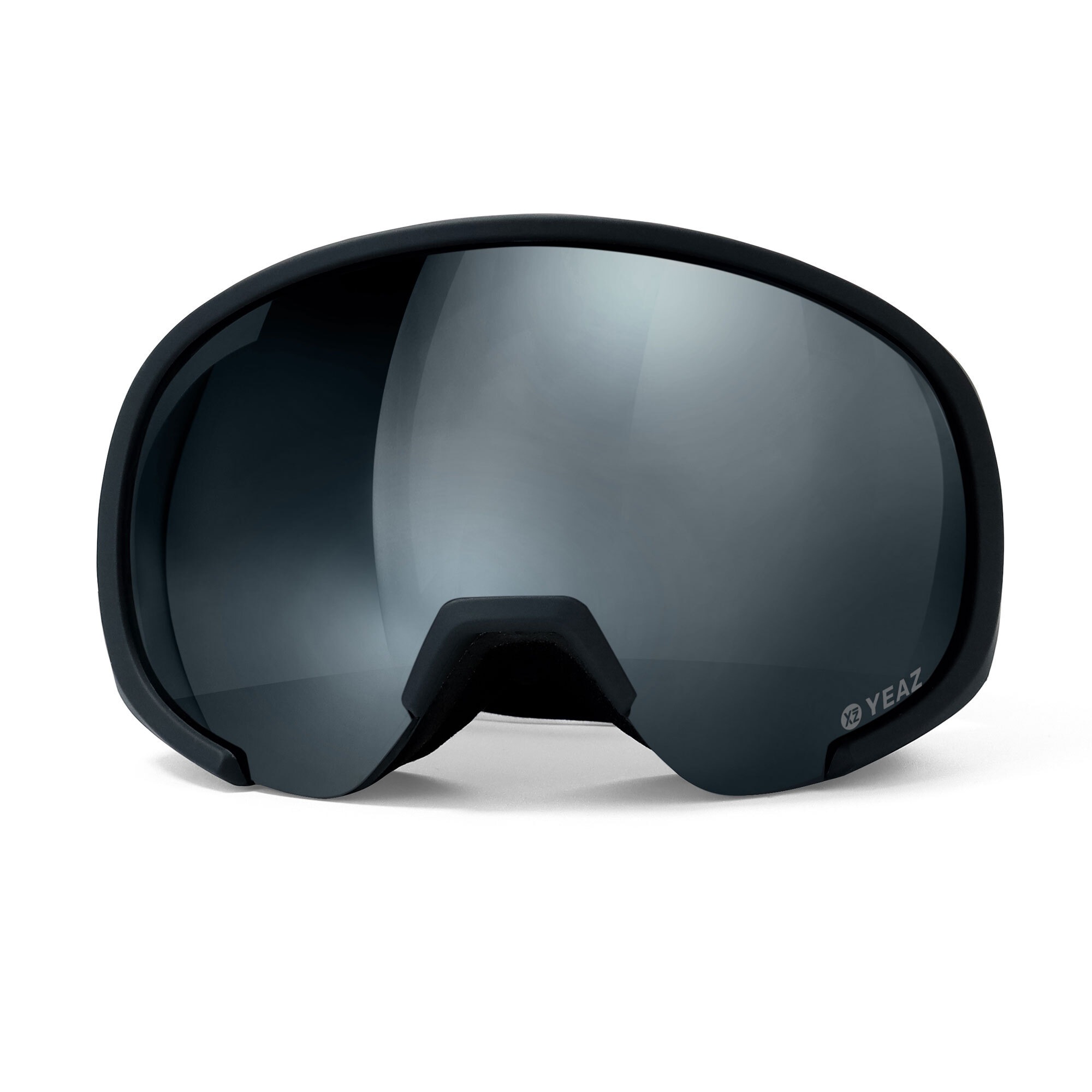 YEAZ Snowboardbrille »Ski- und Snowboard-Brille schwarz/matt schwarz BLACK RUN«