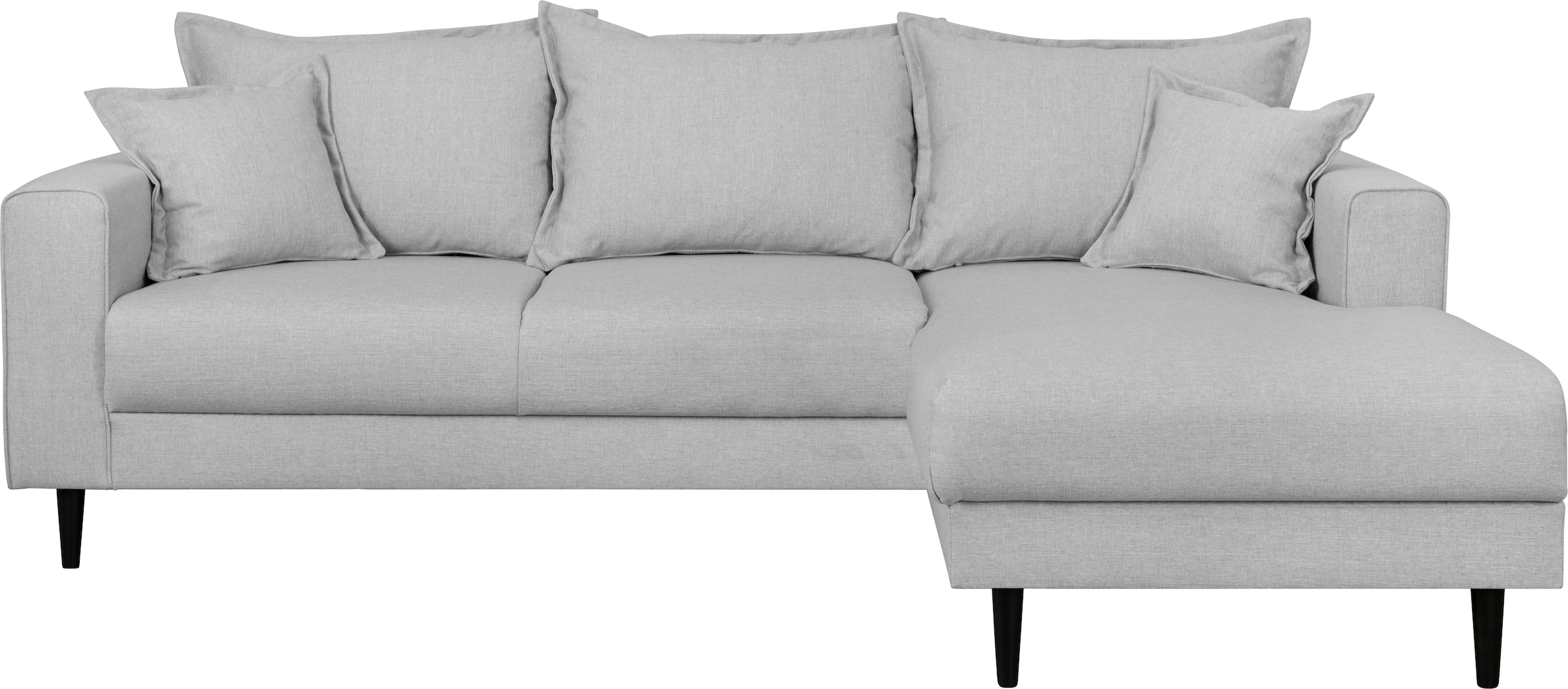 Ecksofa »VEYRAS L-Form«, hoher Sitzkomfort, incl. 2 Zierkissen mit Keder, B/T/H:...