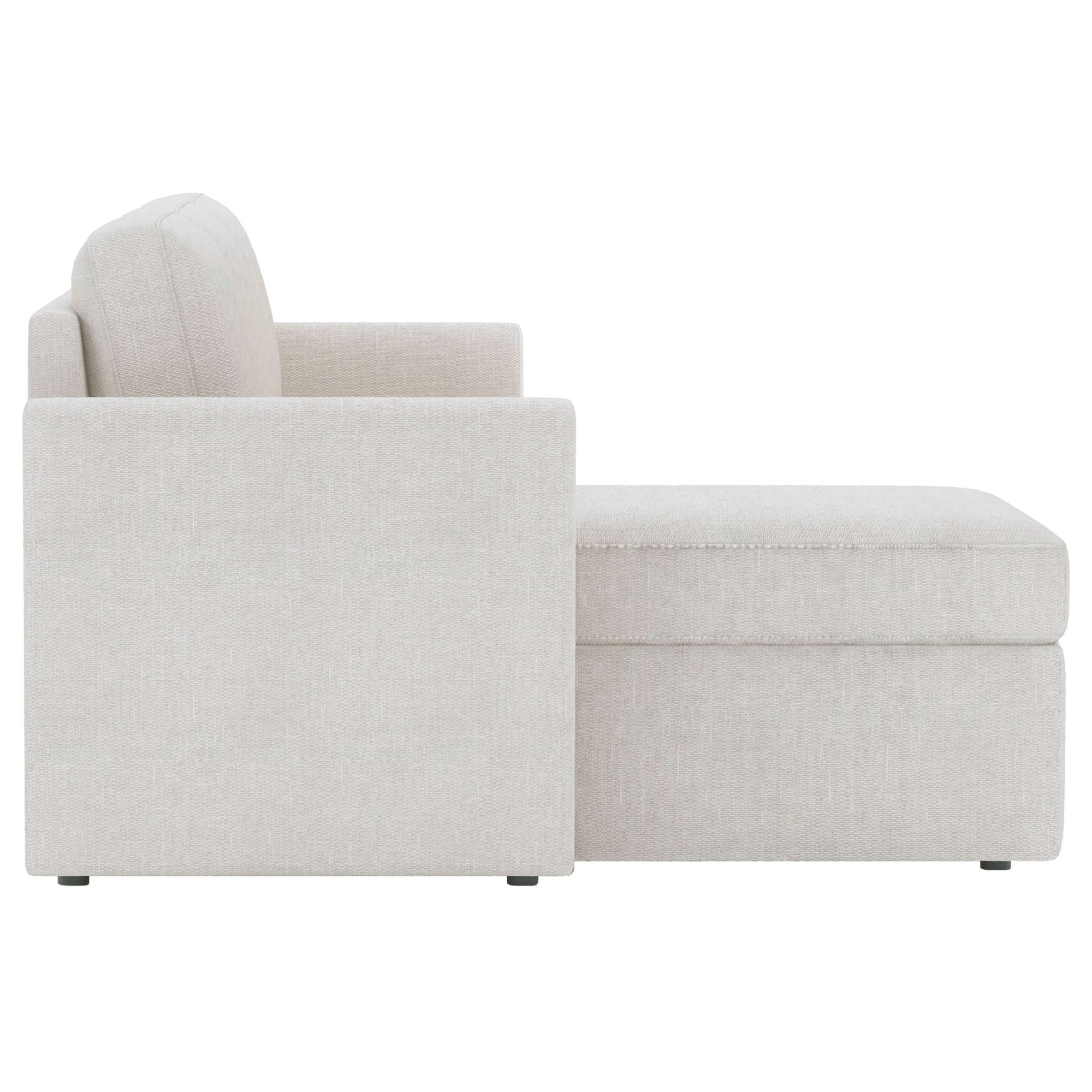 Dorel Home Ecksofa »NORDHUS, L-Form, 200 cm, Recamiere rechts/links montierbar« großer Stauraum, softer Cord und feiner Webstoff-Bezug