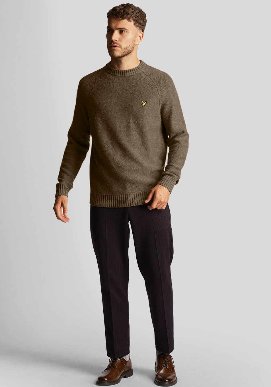 Lyle & Scott Strickpullover, mit Logostickerei