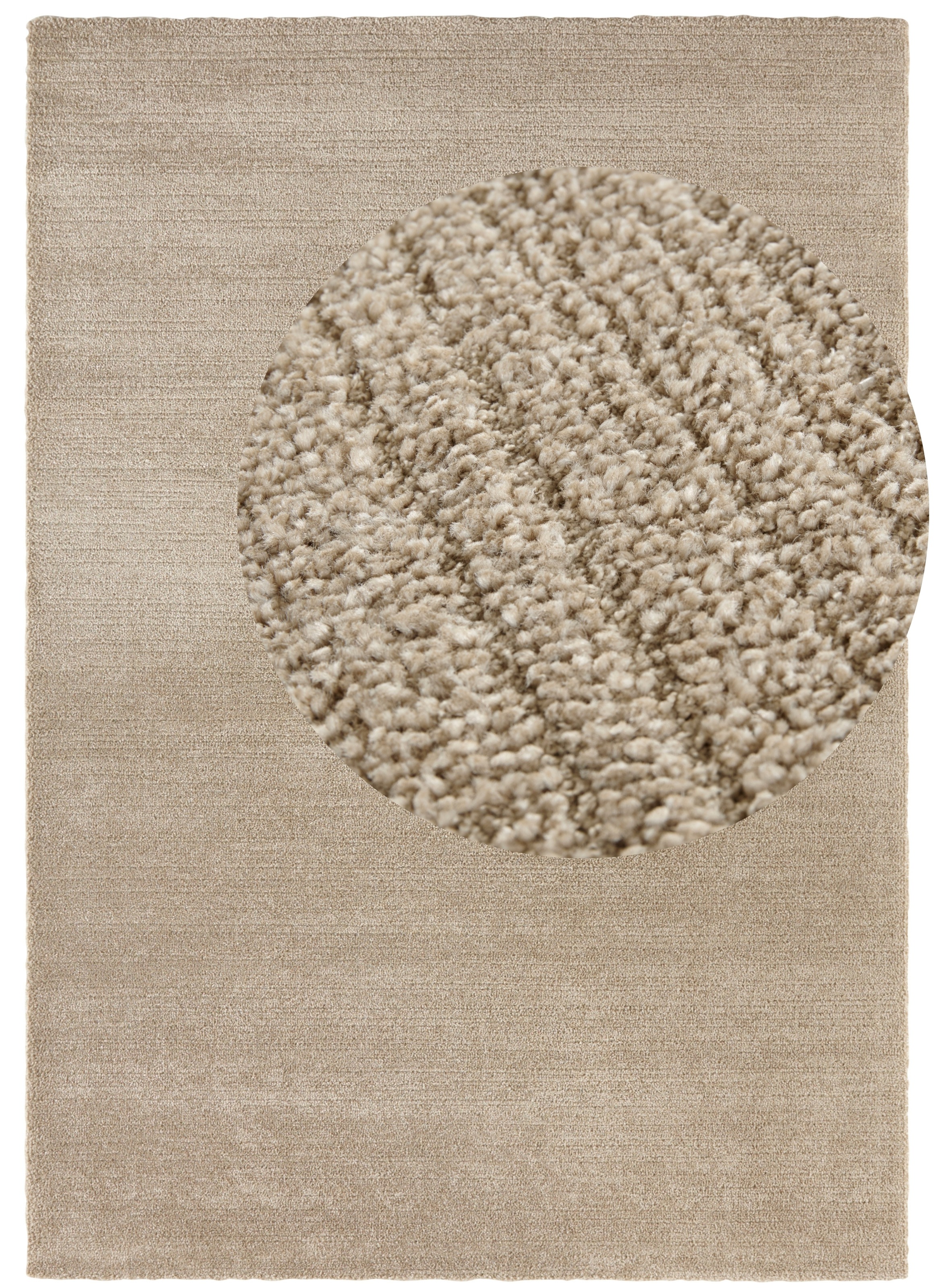ELLE DECORATION Teppich »Loos« rechteckig 14 mm Höhe Kurzflor, Weich, Uni, Modern, Scandi-Look, Wohnzimmer, Schlafzimmer