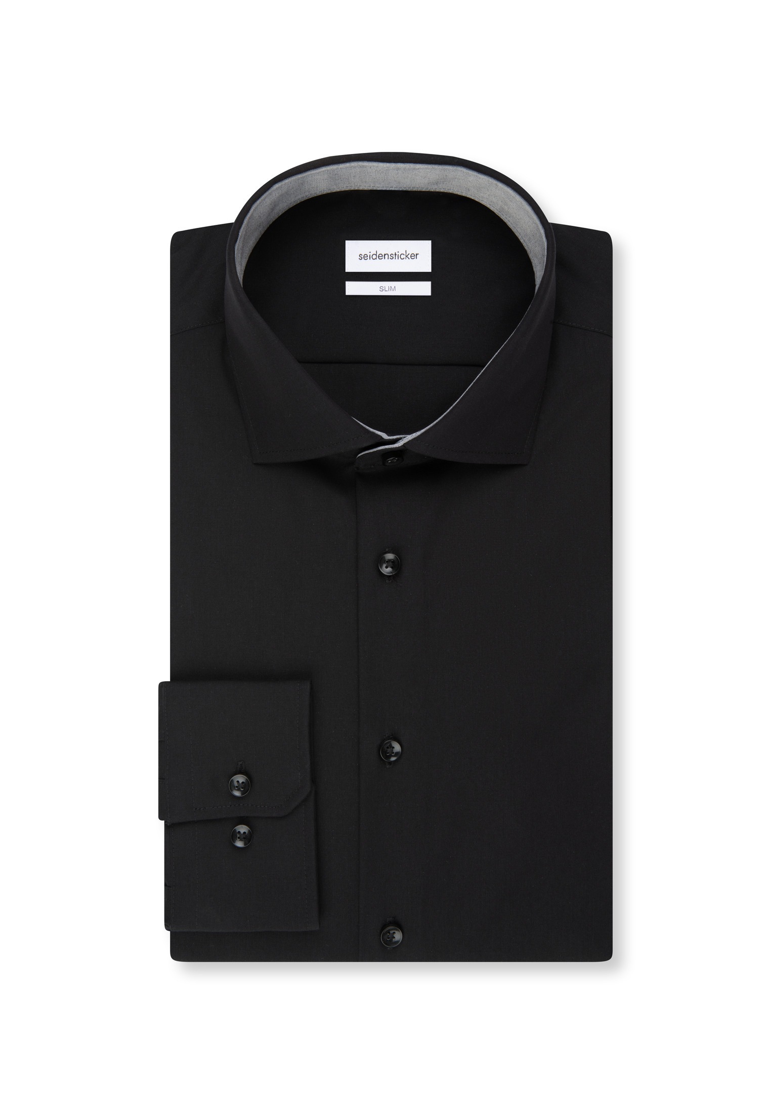 seidensticker Businesshemd »Schwarze Rose« Slim 1/1 Kentkragen