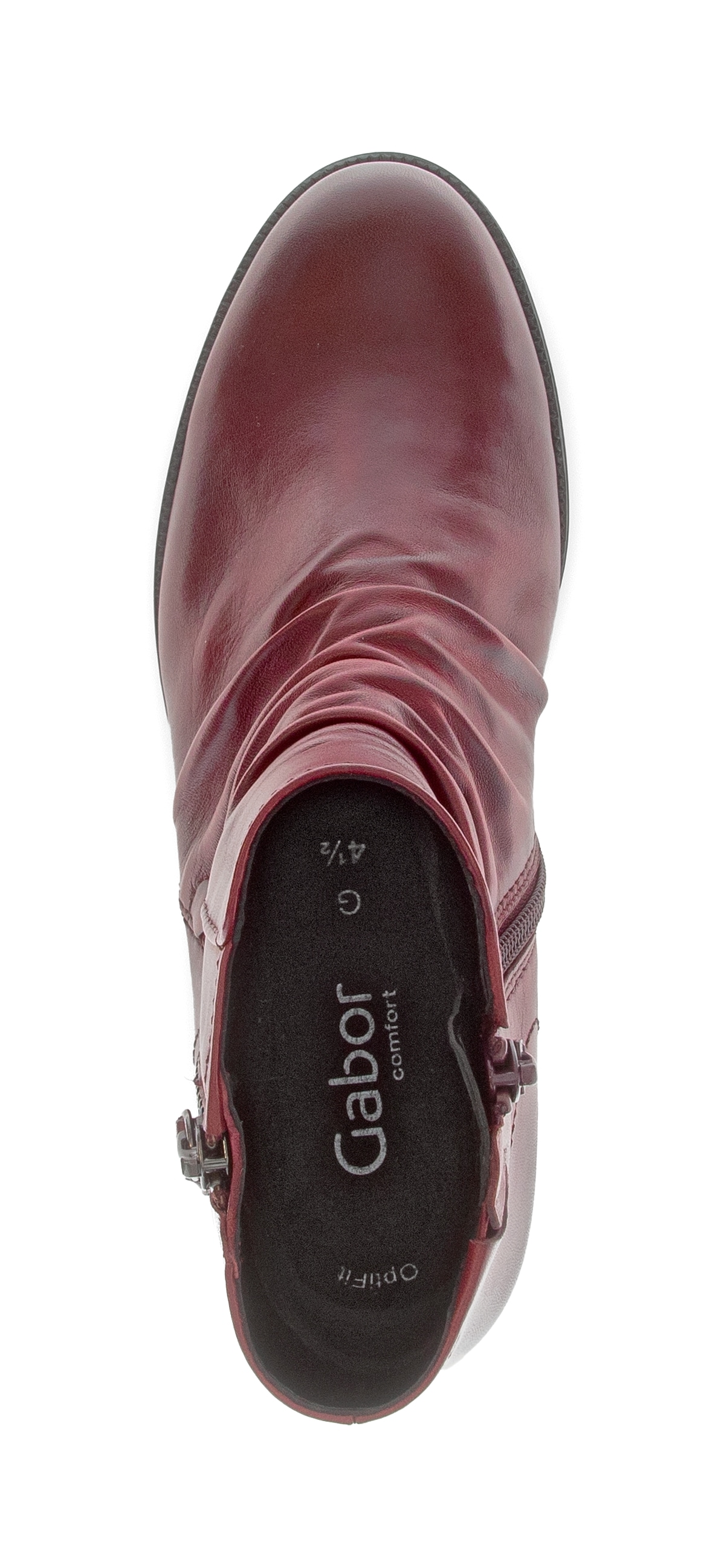 Gabor »TUNIS«  , Blockabsatz, Ankleboots, Zierreißverschluss außen, Weite G (=weit)