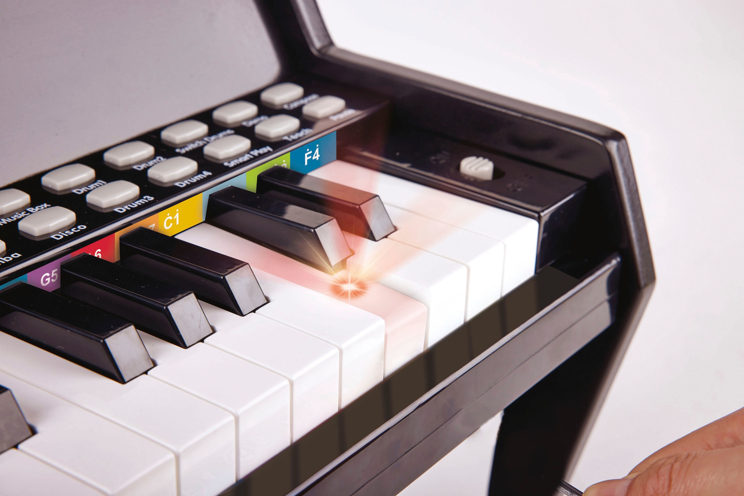 Hape Spielzeug-Musikinstrument »Leuchttasten-Piano mit Hocker«, FSC®- schützt Wald - weltweit