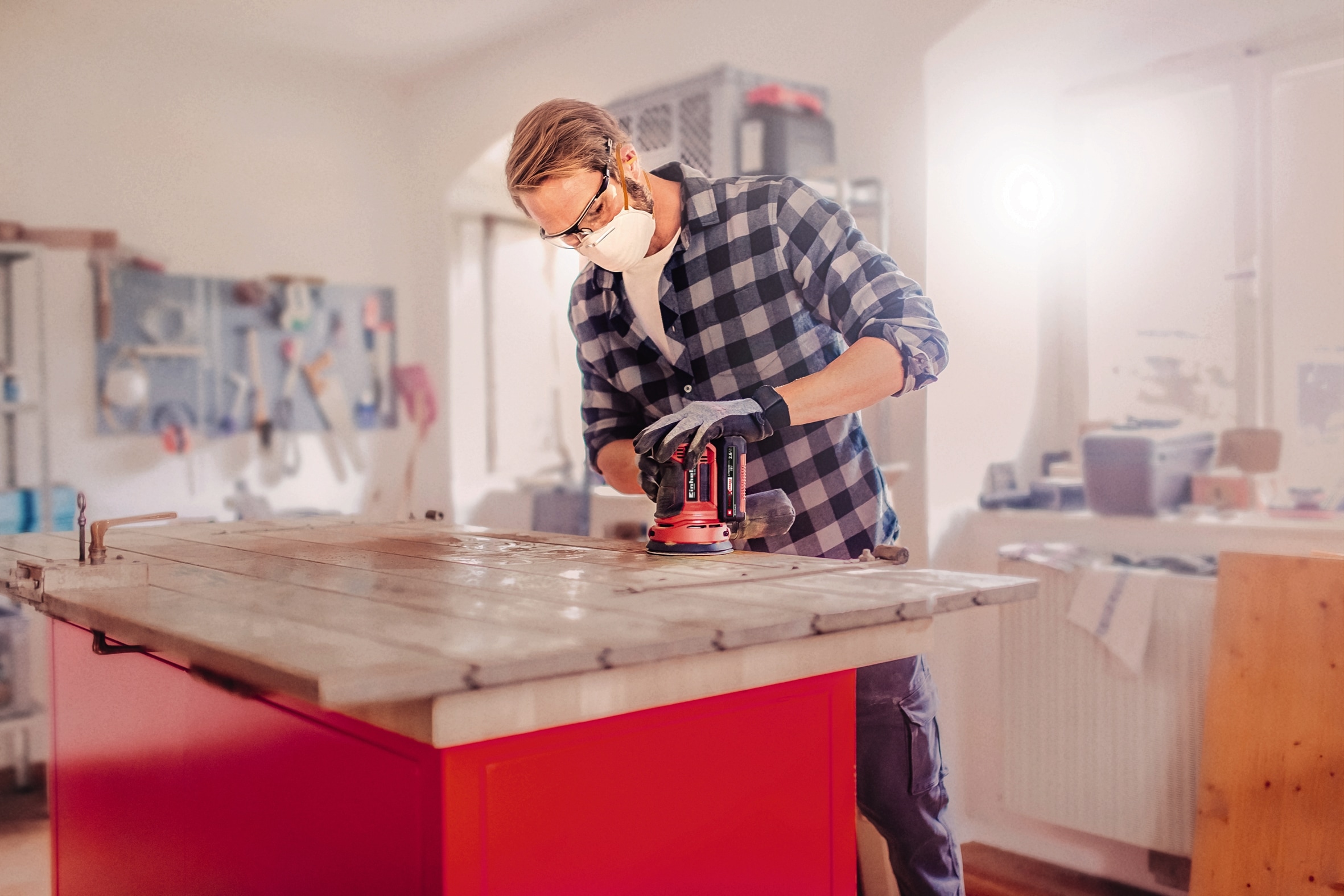 Einhell Exzenterschleifer »TE-RS 18 Li - Solo« Power X-Change, ohne Akku und Ladegerät