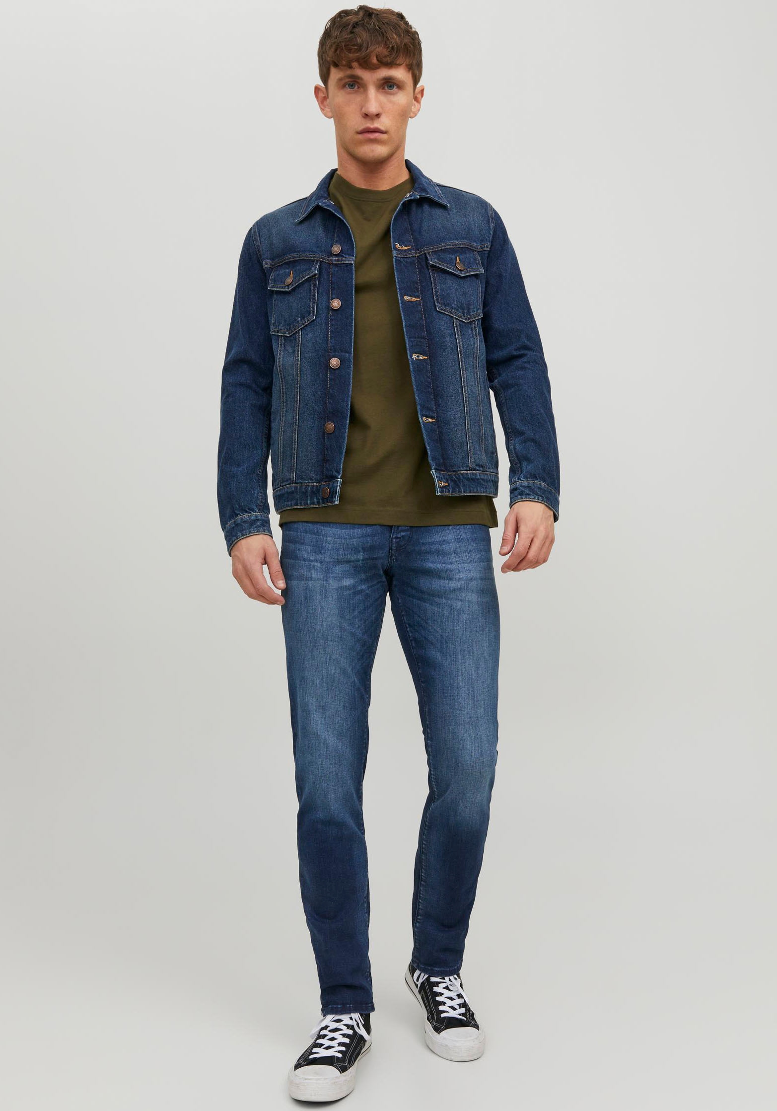 Jack & Jones Slim-fit-Jeans »JJIGLENN JJFOX JOS 047 50SPS«