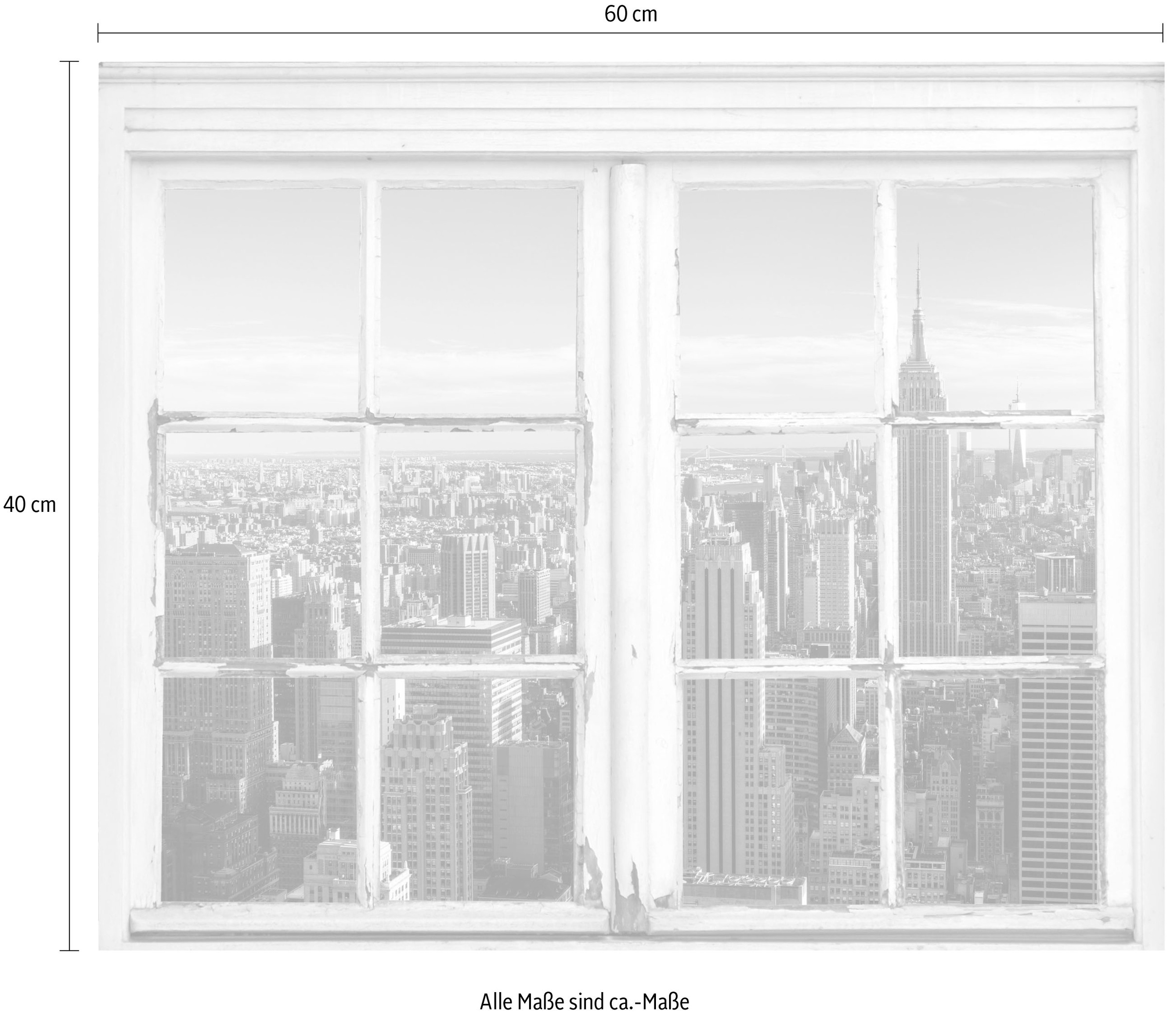 queence Wandsticker »New York«, Wandsticker, Wandbild, selbstklebend, Amerika