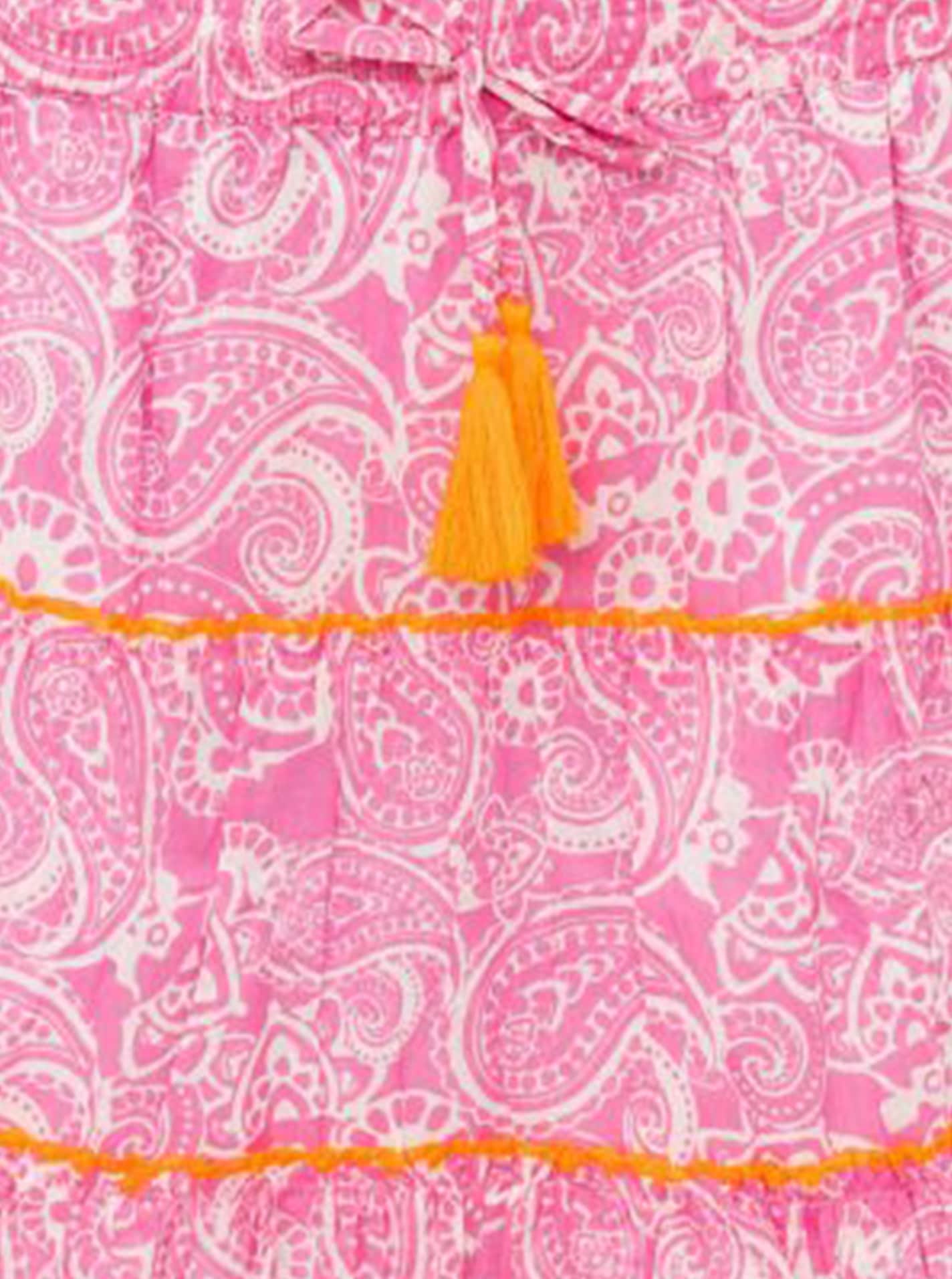 Zwillingsherz Minirock »"Paisley"« Paisleymuster, Tasseln, kurzer Schnitt