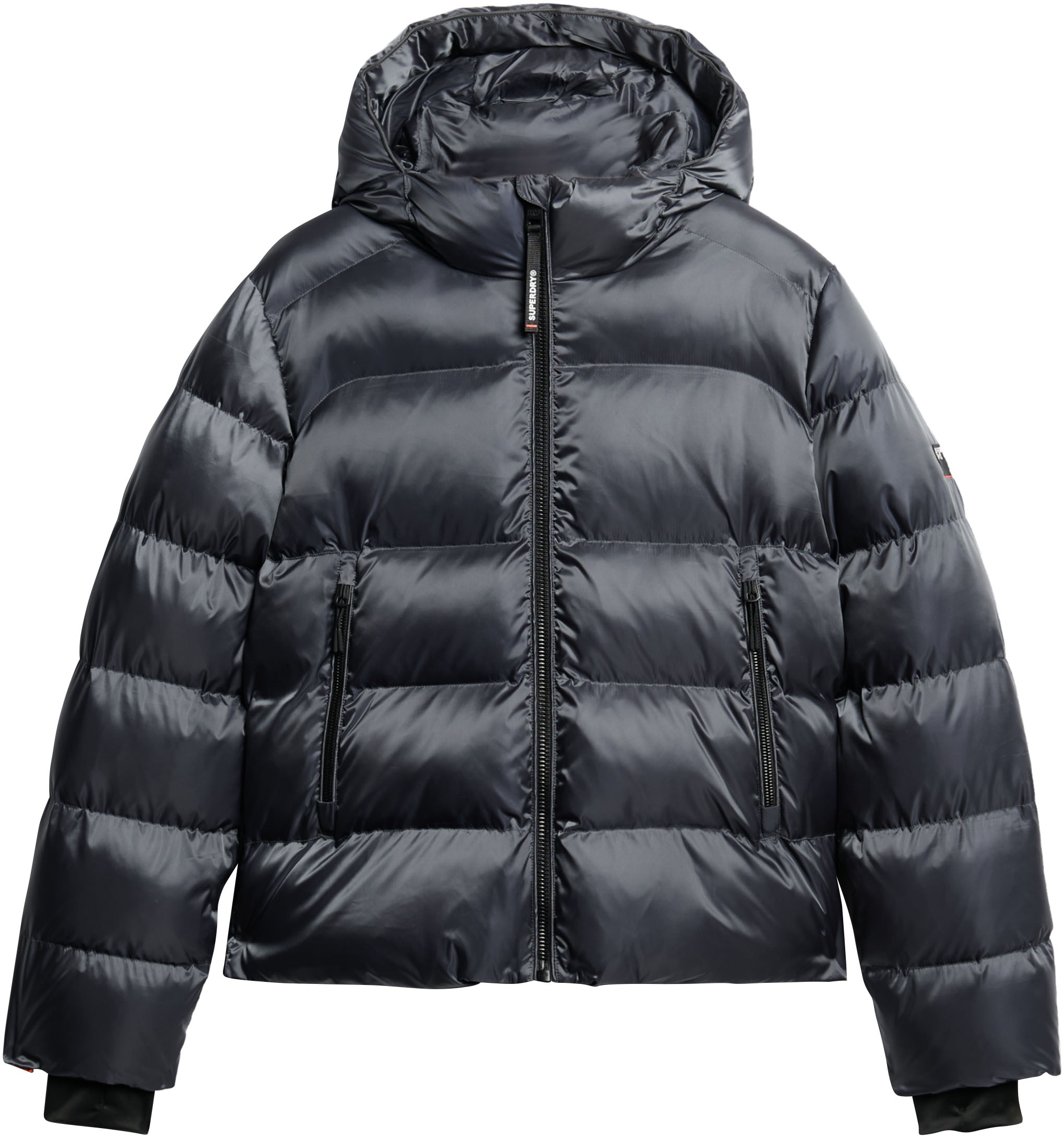 Superdry Steppjacke »HOODED LUXE SPORTS PUFFER«, mit Kapuze