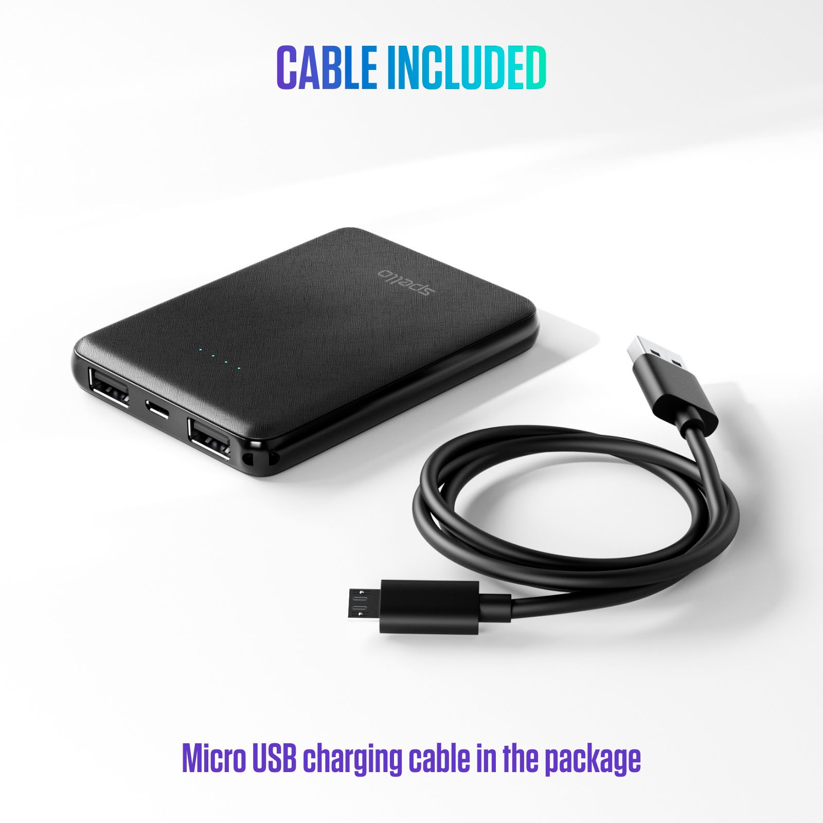 Epico Powerbank »Spello Pocket 5.000mAh 2x USB-A«, 5000 mAh