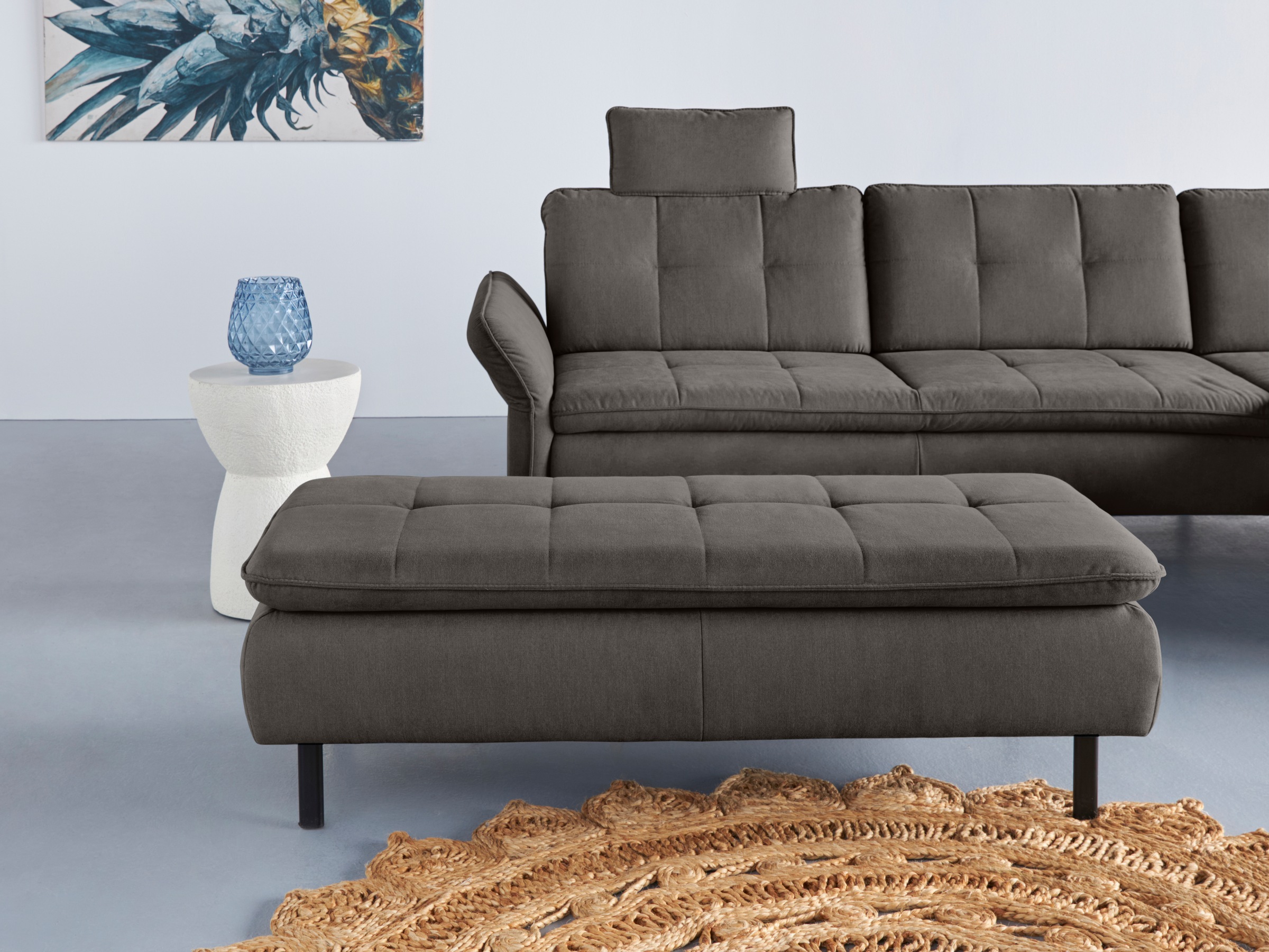 INOSIGN Hockerbank »Birkholm«, passend zur Serie "Birkholm", B/T/H: 137/65/44 cm