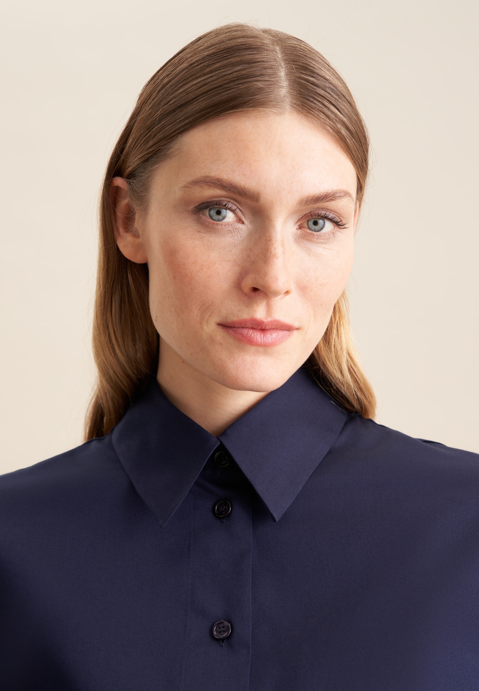 seidensticker Hemdbluse »Schwarze Rose« 1/2 Kragen Uni