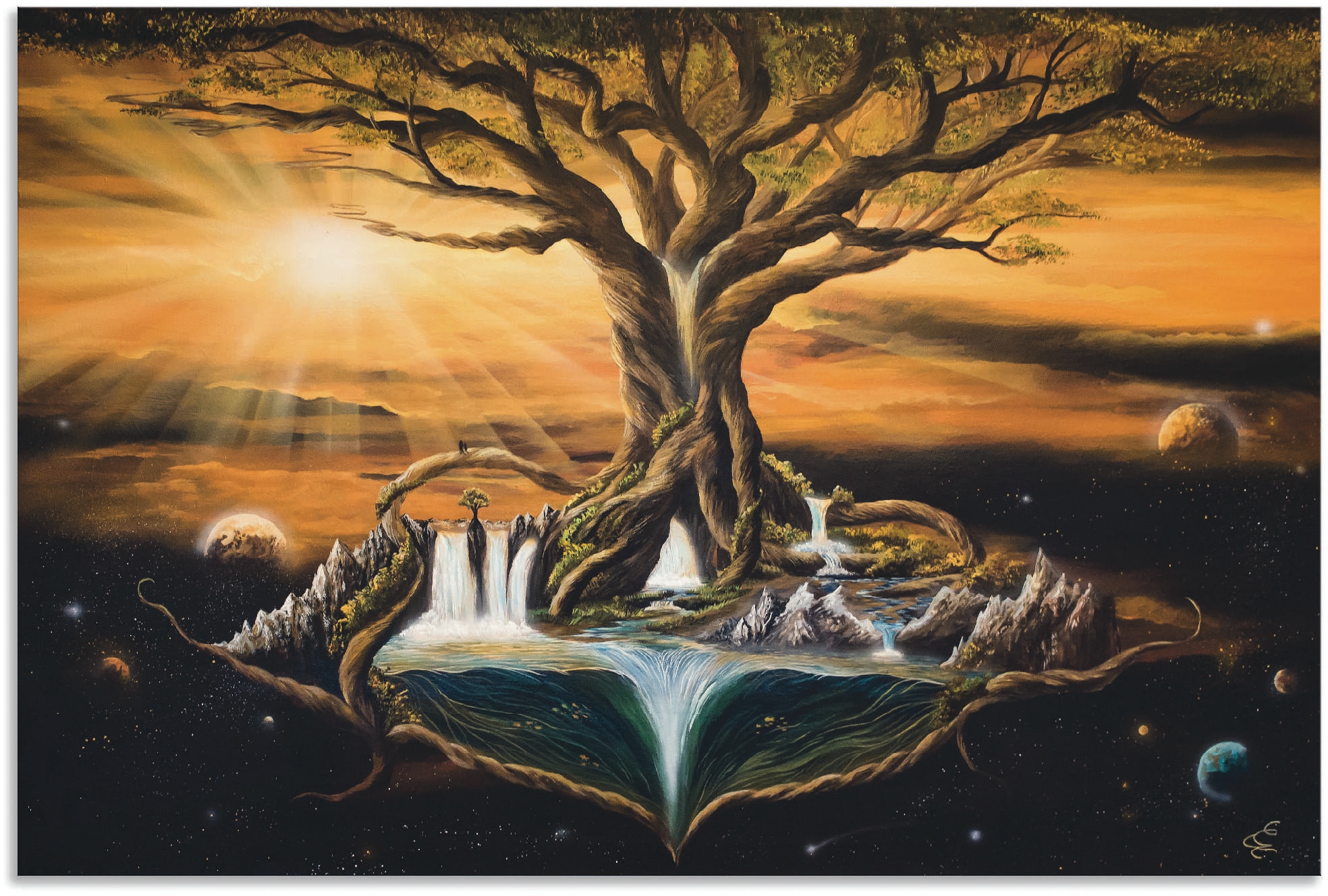 Artland Wandbild »Der Traum Leinwandbild, Welten«, auf St.), der (1 Größen Landschaften, oder versch. als Alubild, kaufen in Rechnung Wandaufkleber Poster