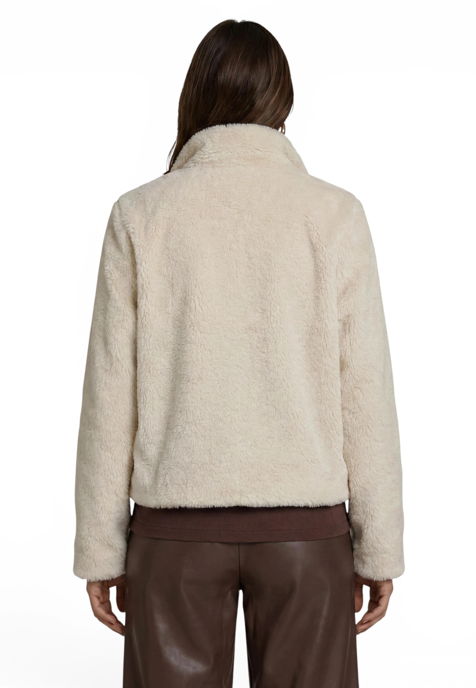 Zero Jackenblazer »Kuscheljacke mit hohem Kragen«