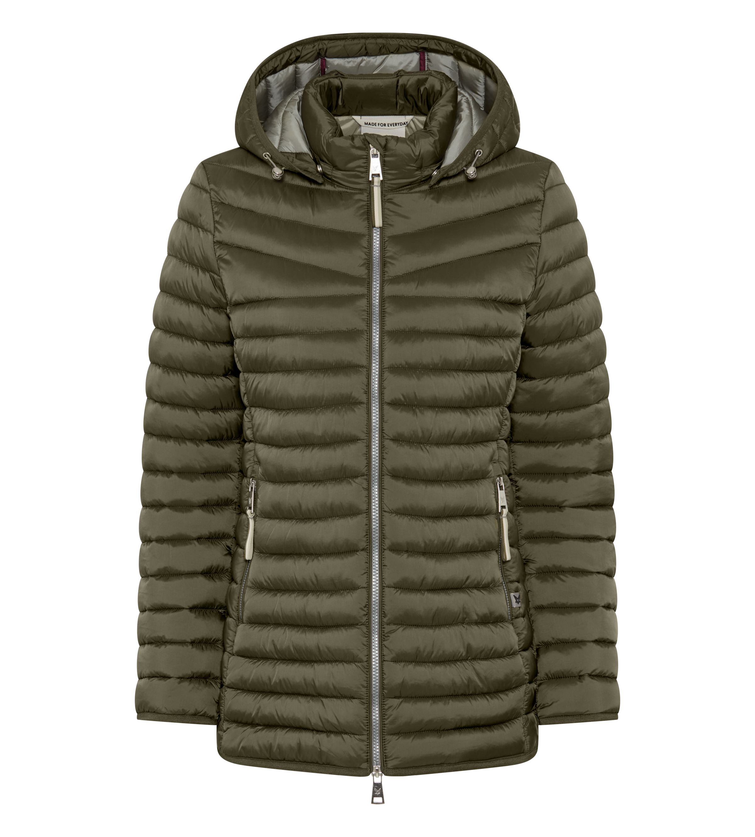 Fuchs Schmitt Steppjacke mit Kapuze annehmbare Kapuze, leicht tailliert, 2-Wege-Reißverschluss