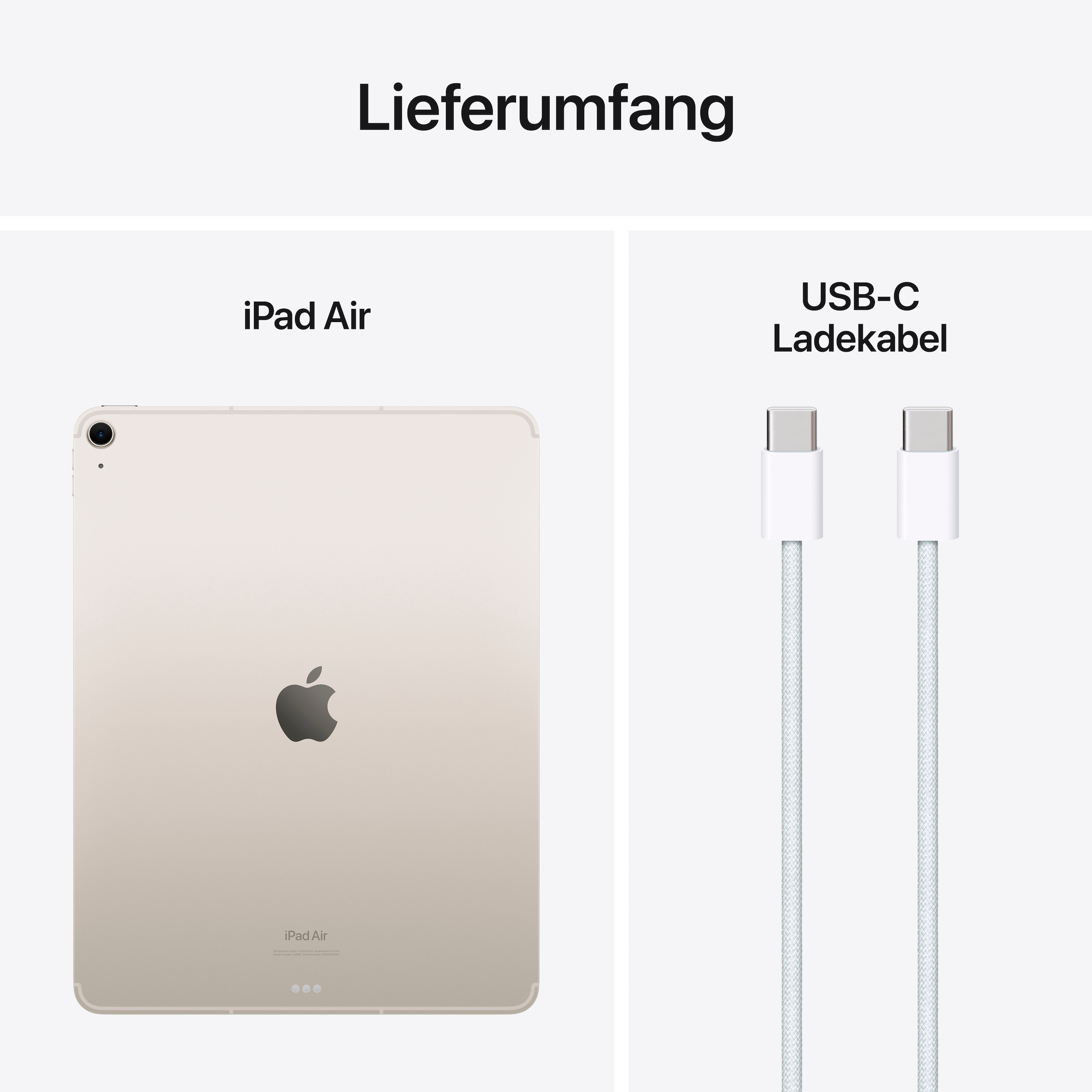 Apple Tablet »13" iPad Air Wi-Fi + Cellular 1TB«, (32,78 cm / 12,9 Zoll), iPadOS, 5G,)