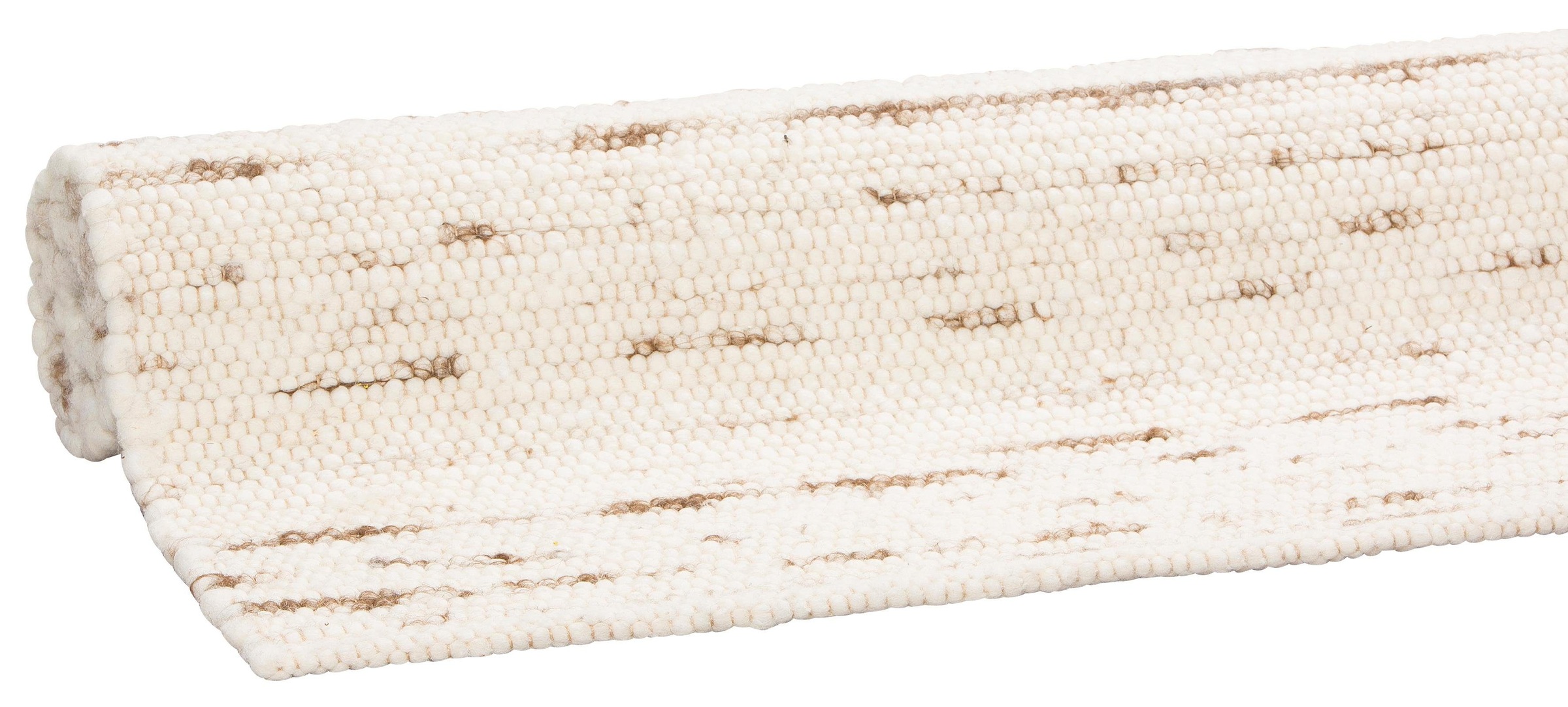 OTTO home Wollteppich »David« rechteckig 16 mm Höhe reine Wolle, handgewebt, weiche Haptik