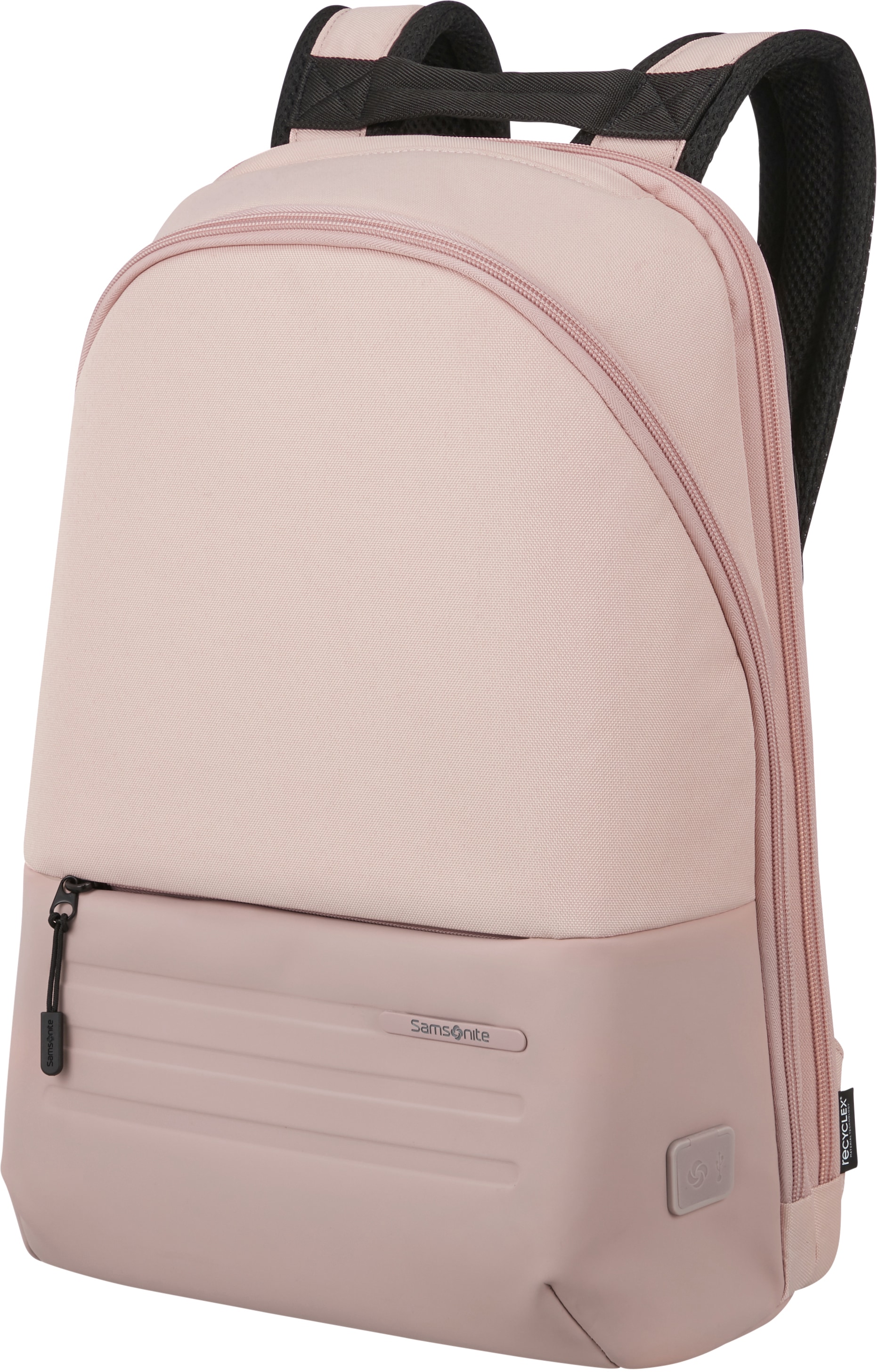 Samsonite Laptoprucksack »STACKD Biz«, Freizeitrucksack Schulrucksack USB-Schleuse Laptopfach 14,1-Zoll