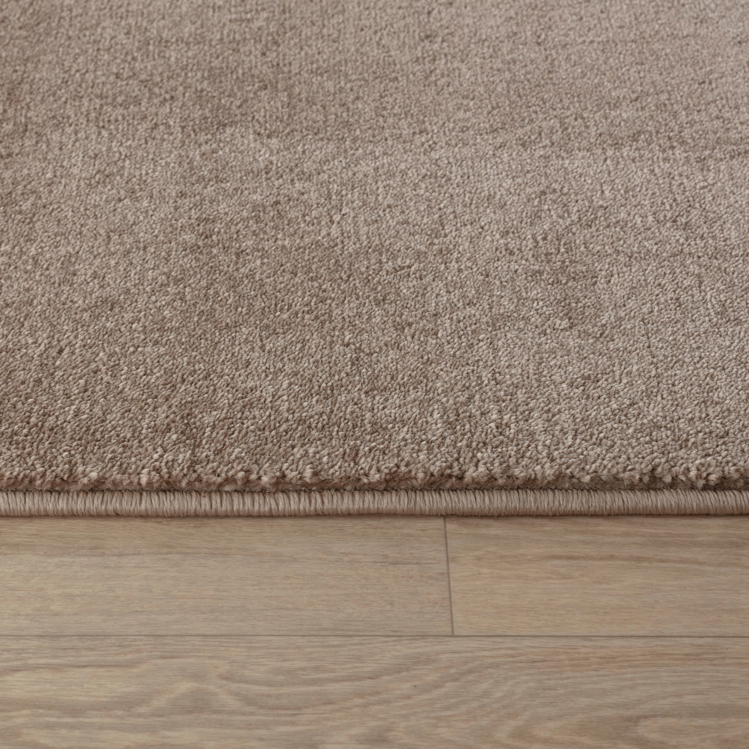 my home Teppich »Kurzflor-Webteppich GRANADA 4800, uni Soft Touch«, rechteckig, 20 mm Höhe, leichter Glanz, auch in rund, Wohnzimmer, Schlafzimmer, Kinderzimmer
