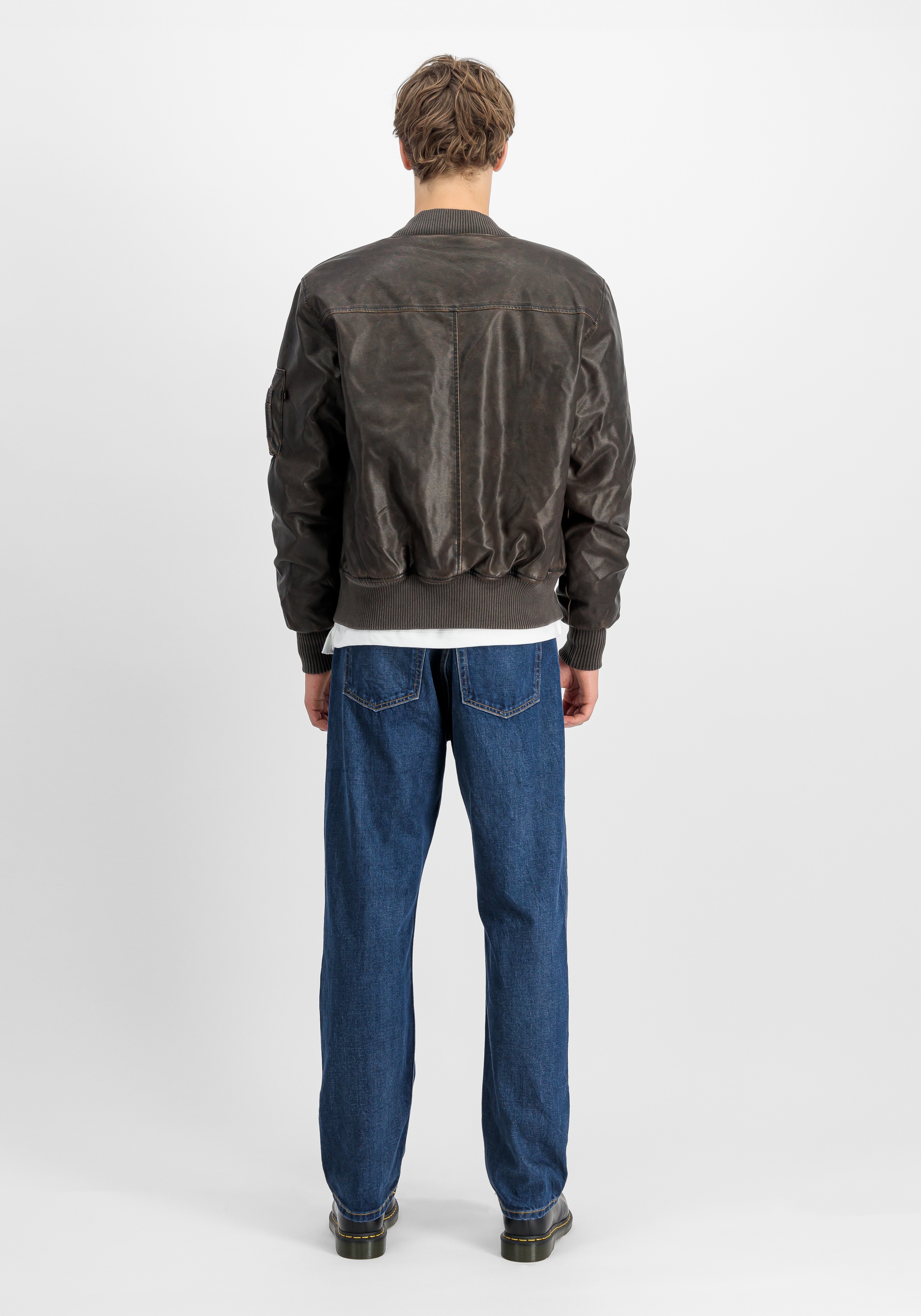 Alpha Industries Bomberjacke »Alpha Industries Men - Bomber Jackets MA-1 Faux Leather Vintage«