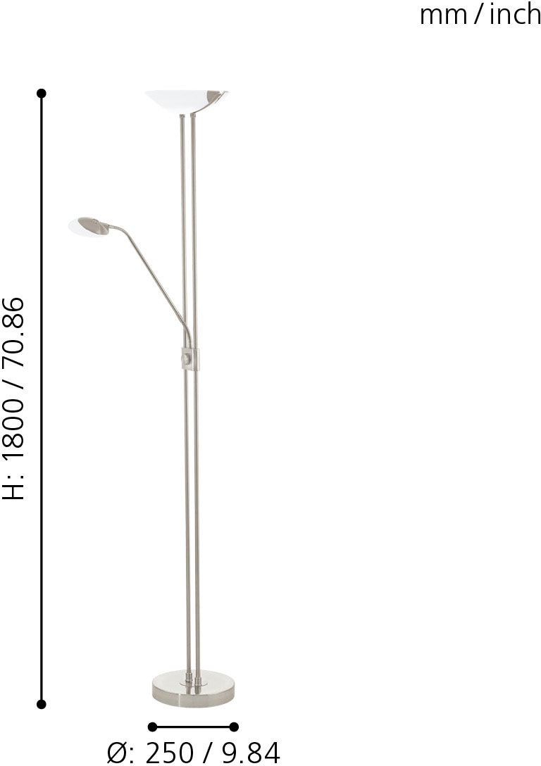 EGLO LED Stehlampe »BAYA LED«, 3 flammig, Leuchtmittel LED-Board | LED fest integriert