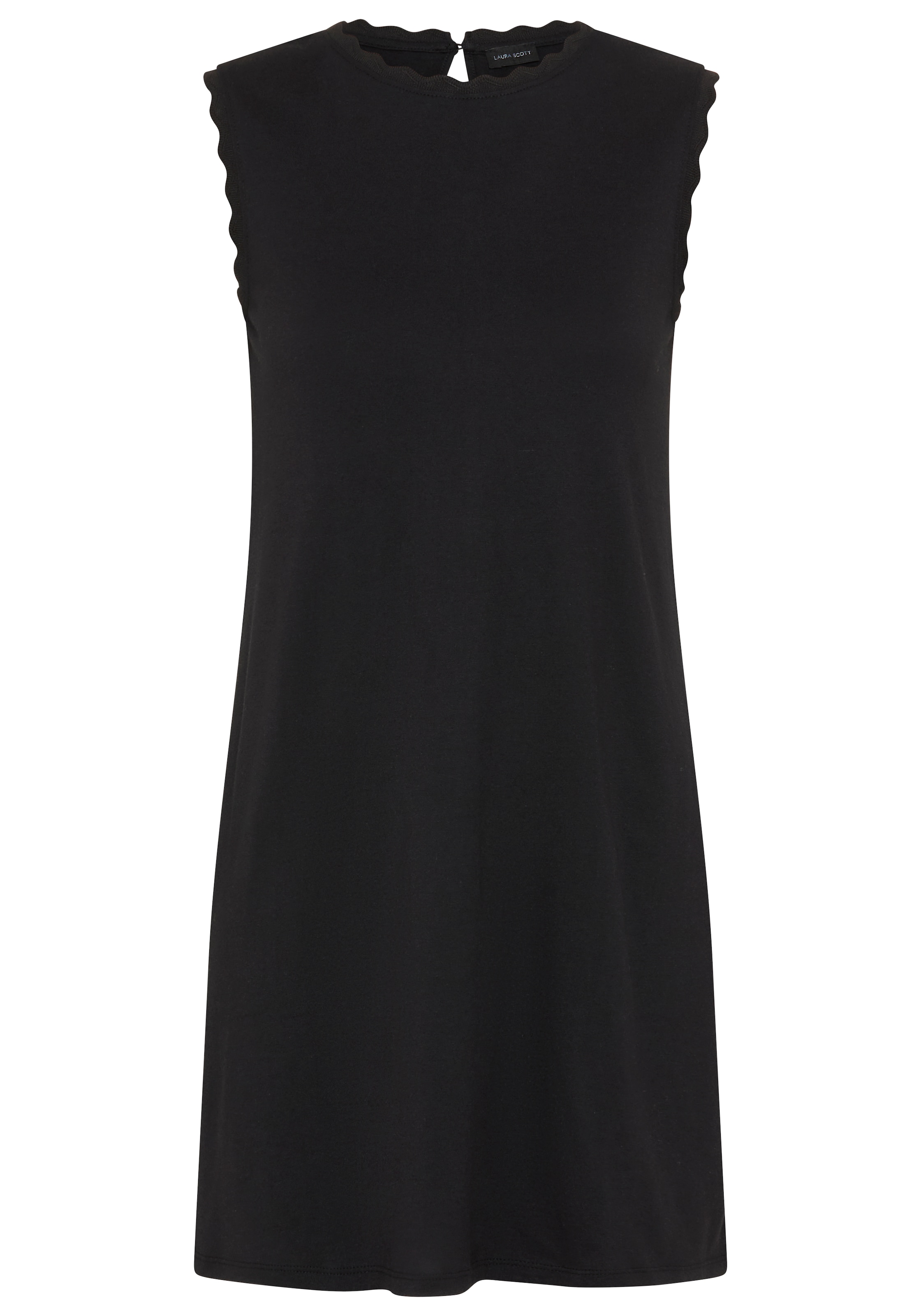 Laura Scott Sommerkleid für die warme Jahreszeit, aus Single Jersey, figurbetont, ärmellos
