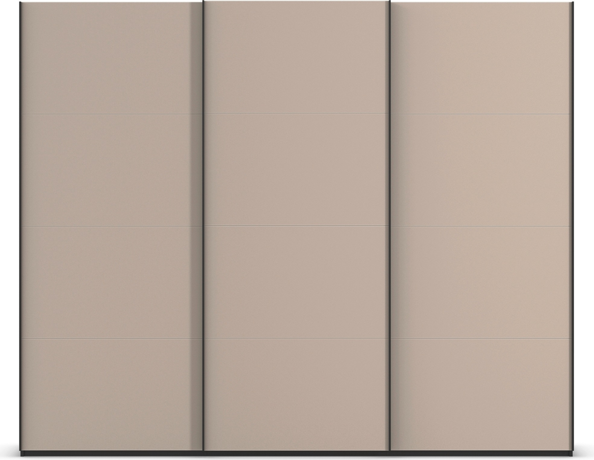 rauch Schwebetürenschrank »Kleiderschrank Schrank Garderobe Schlafzimmerschrank SCALE-FYRA«, edle viergeteilte Türen mit Glas-Front viele Farben MADE IN GERMANY