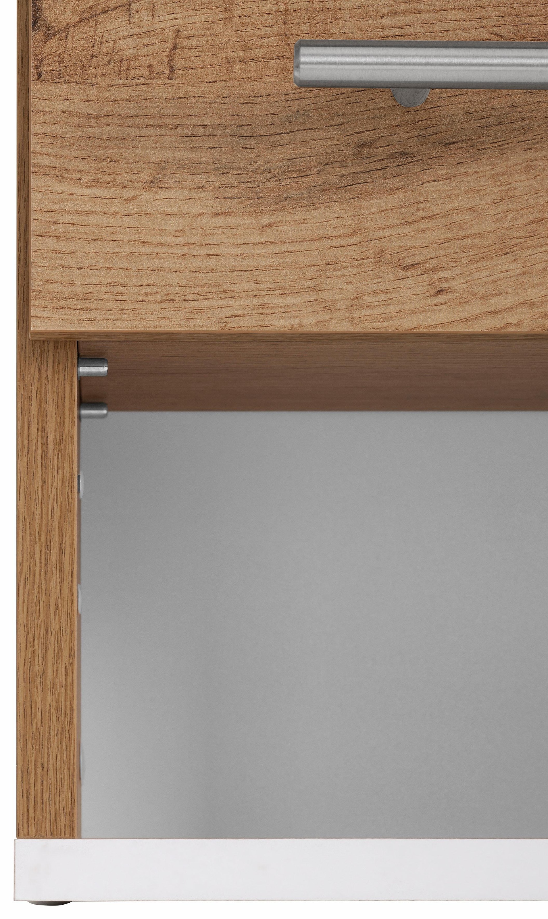 welltime Hängeschrank »Emmi Breite 30 cm«, Wechselbarer Türanschlag, Metallbeschläge