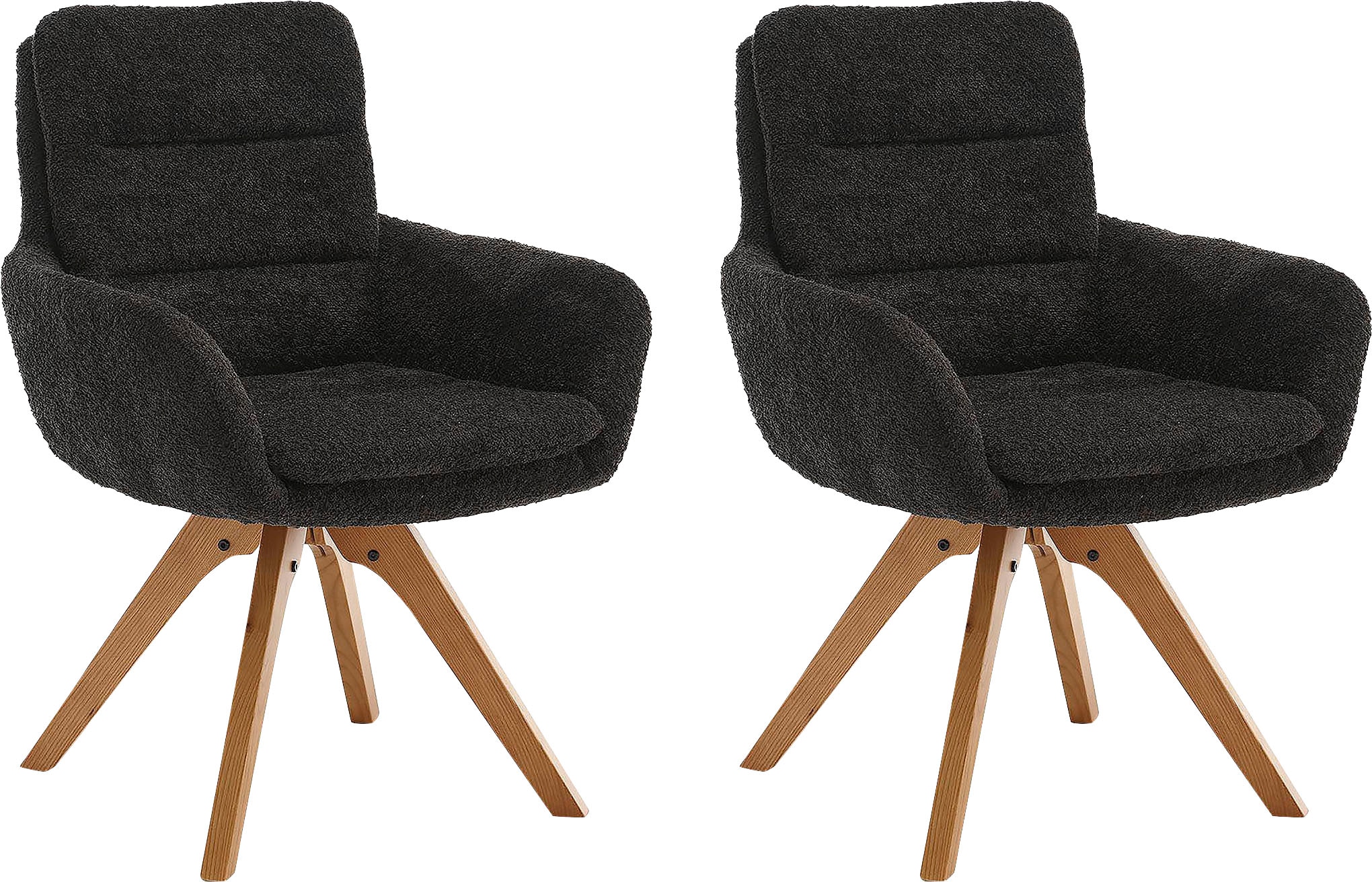 Home affaire Esszimmerstuhl "Taragona" (Set) 2 Stk.mit unterschiedlichen Beingestellen, Holz oder Metall