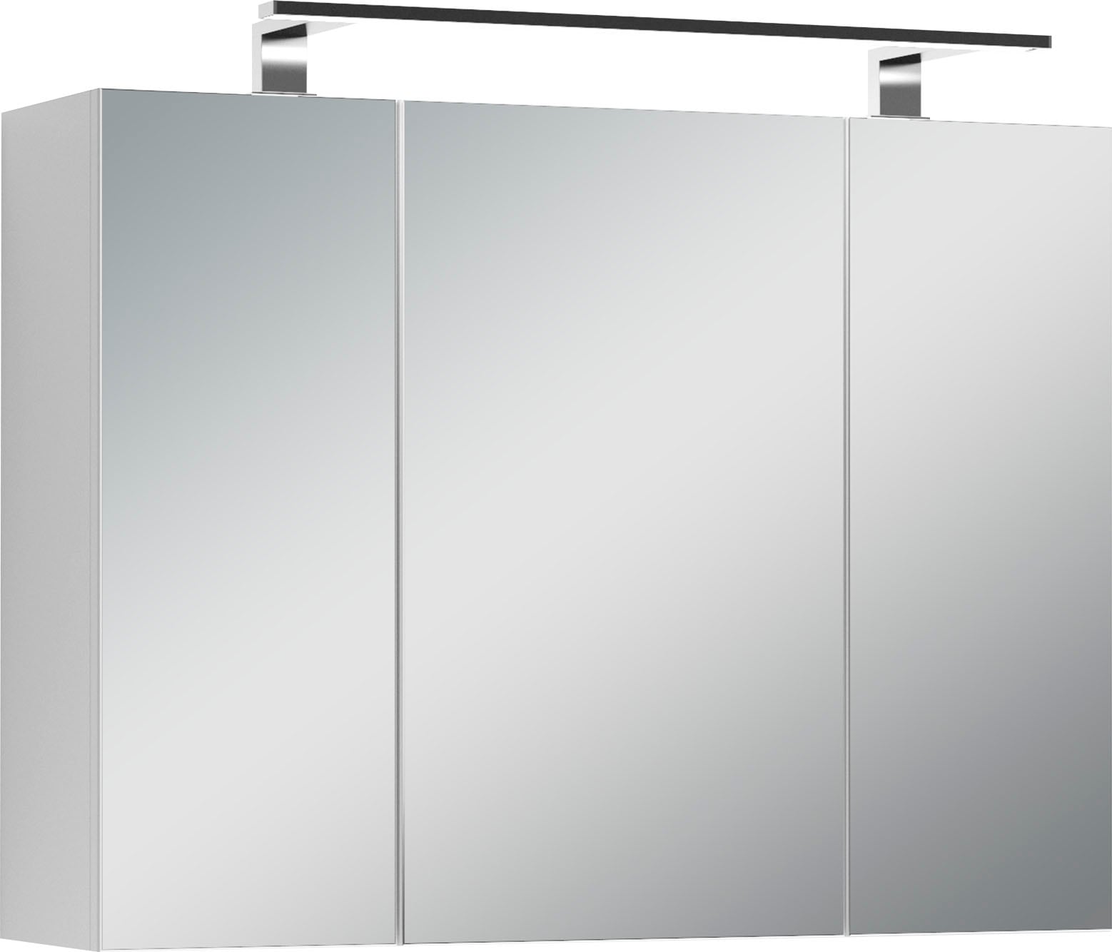 Homexperts Spiegelschrank »Salsa«, Breite 80 cm, mit LED-Beleuchtung & Schalter-/Steckdosenbox