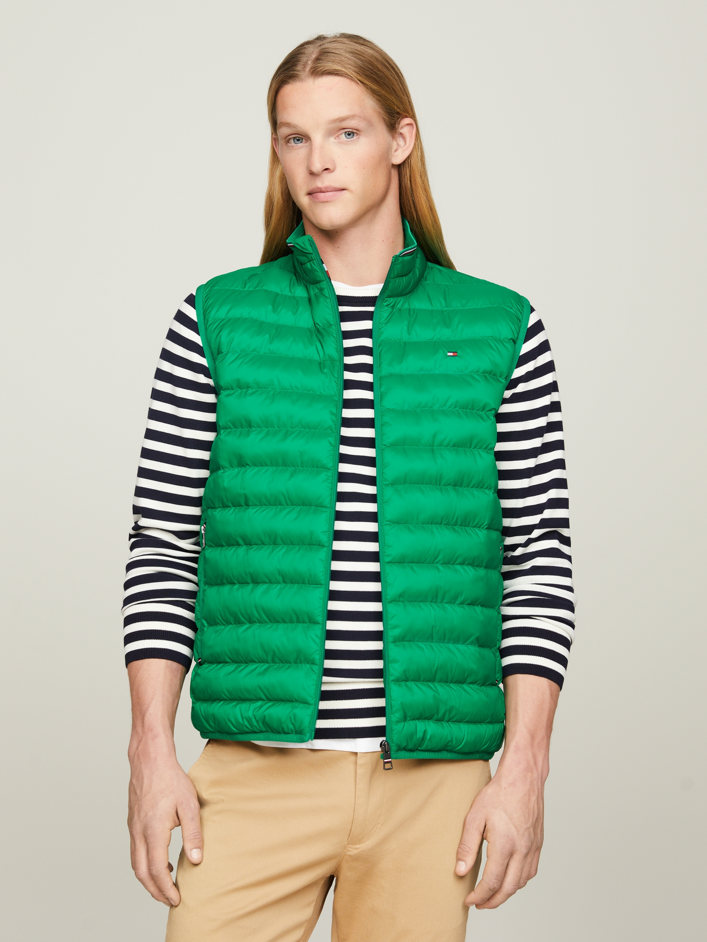 Steppweste »PACKABLE RECYCLED VEST«, mit Tommy Hilfiger Logostickerei