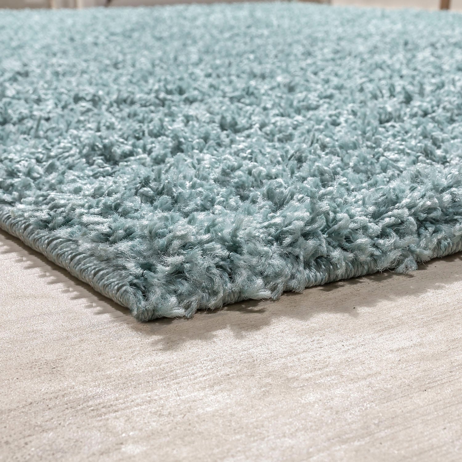 Paco Home Teppich »Twister 500« rechteckig 44 mm Höhe Uni Hochflor Shaggy mit hoher Fadendichte