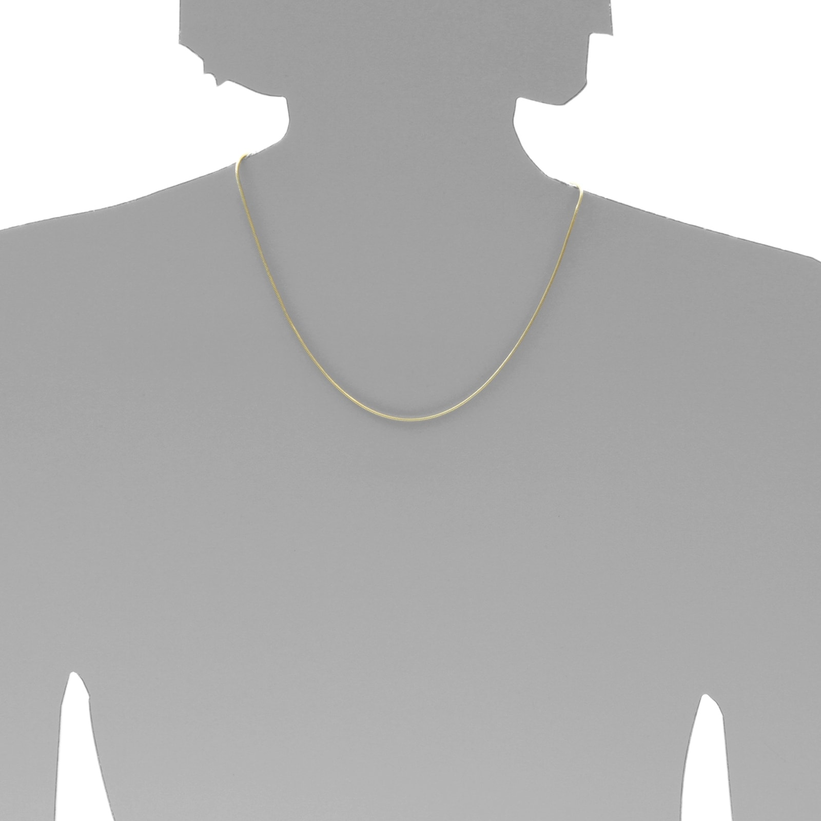 OSTSEE-SCHMUCK Goldkette »- Schlange 1,2 mm - Gold 333/000 -,«