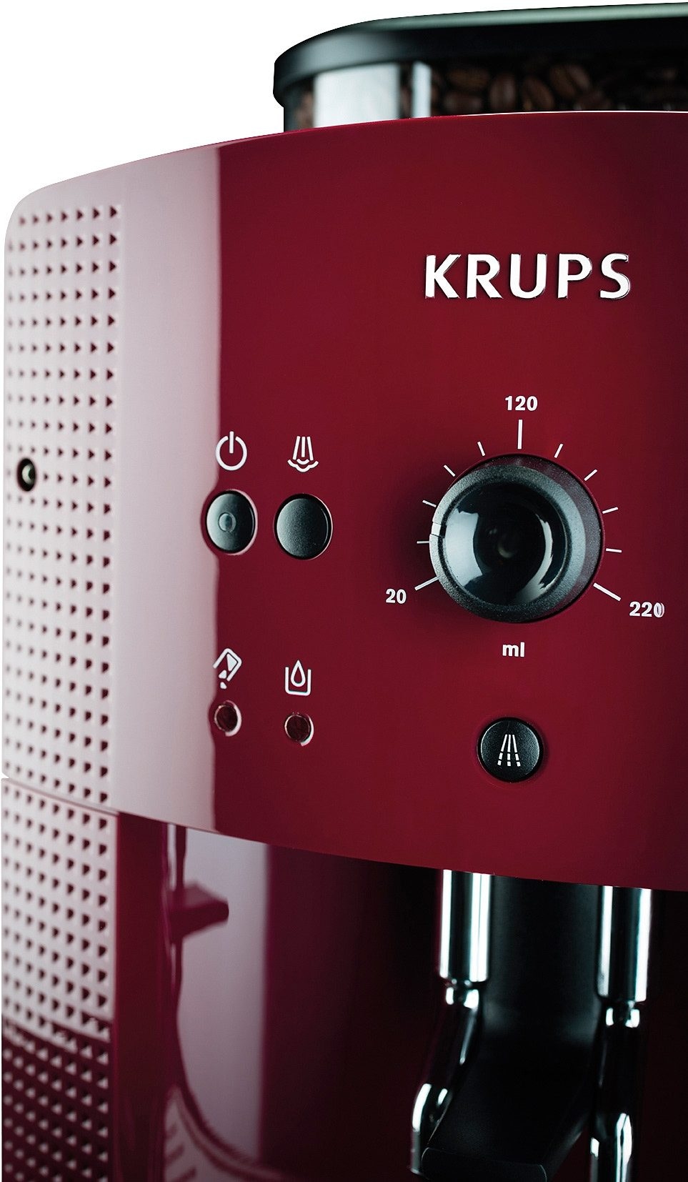 Krups Kaffeevollautomat »EA8107 Arabica«, 2-Tassen-Funktion, manueller Dampfdüse, 2 voreingestelle Kaffeestärken